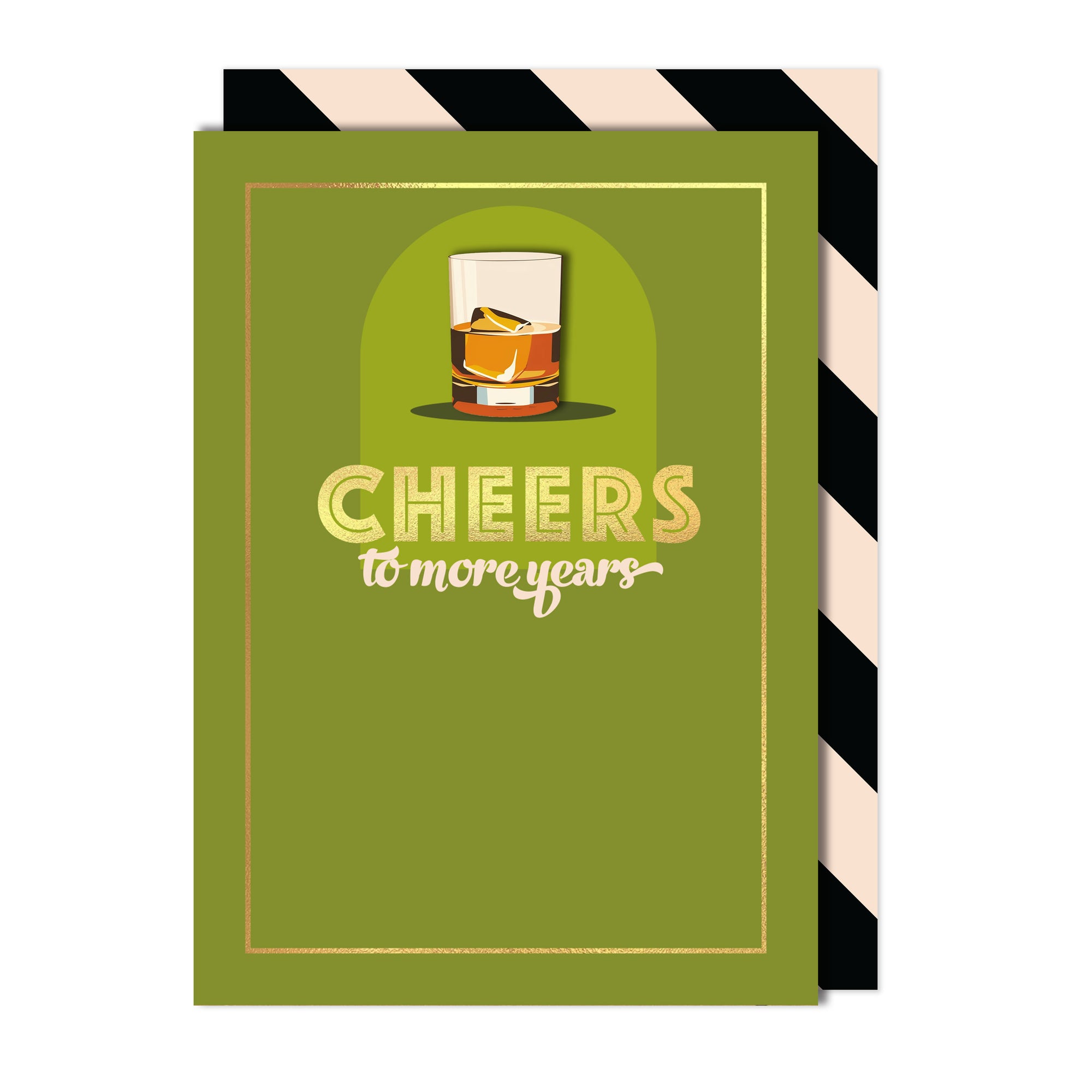 Cheers to More Years Greeting Card