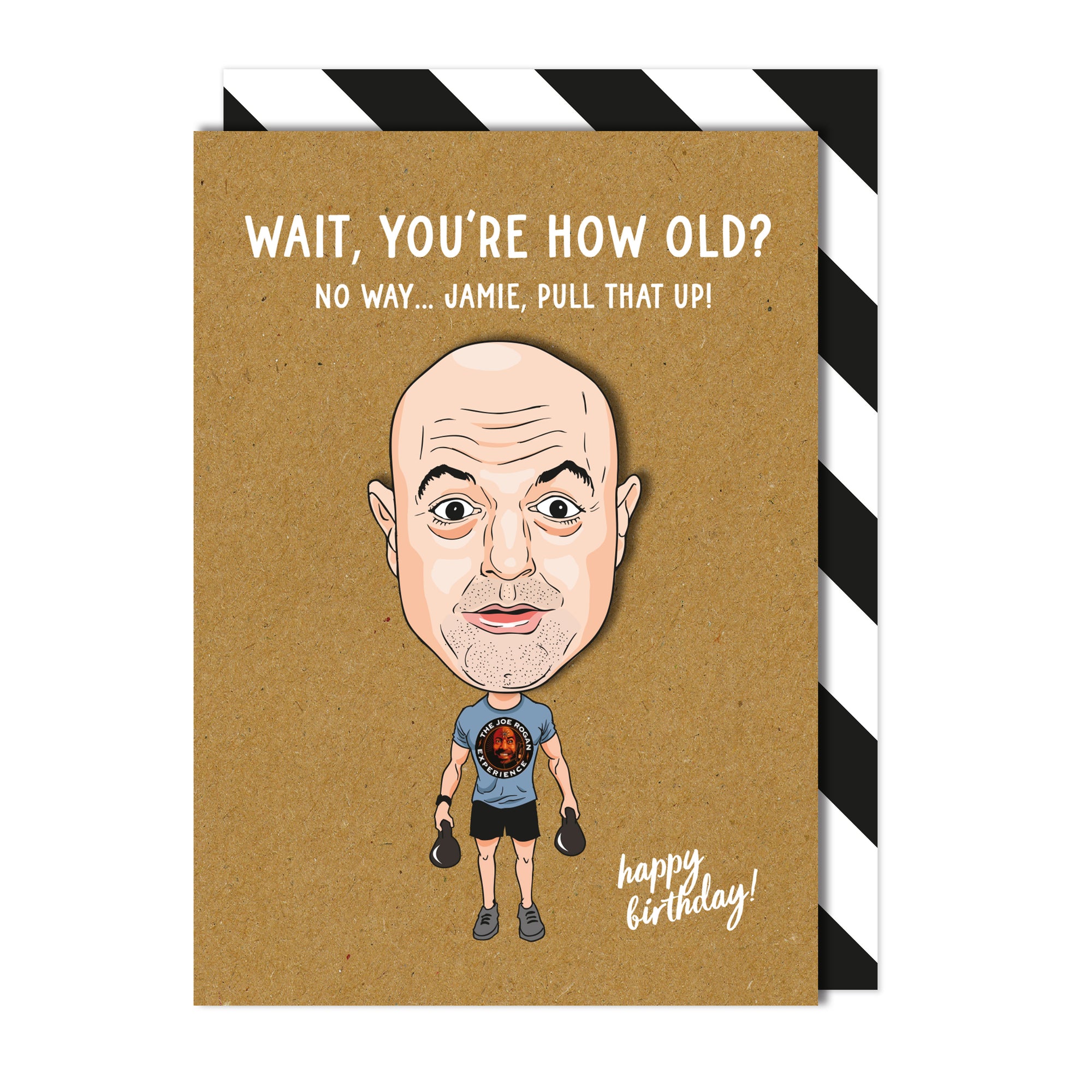 Joe Rogan 3D Handmade Birthday Card