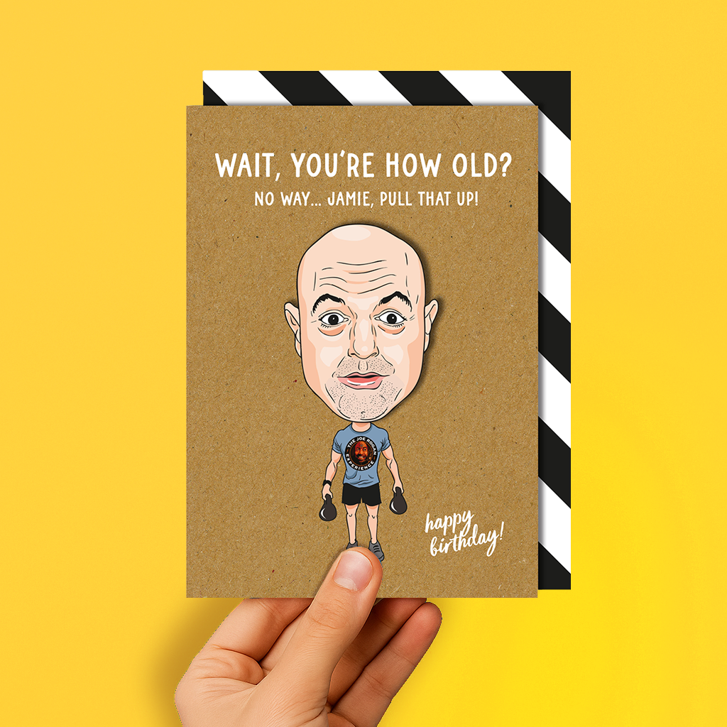 Joe Rogan 3D Handmade Birthday Card