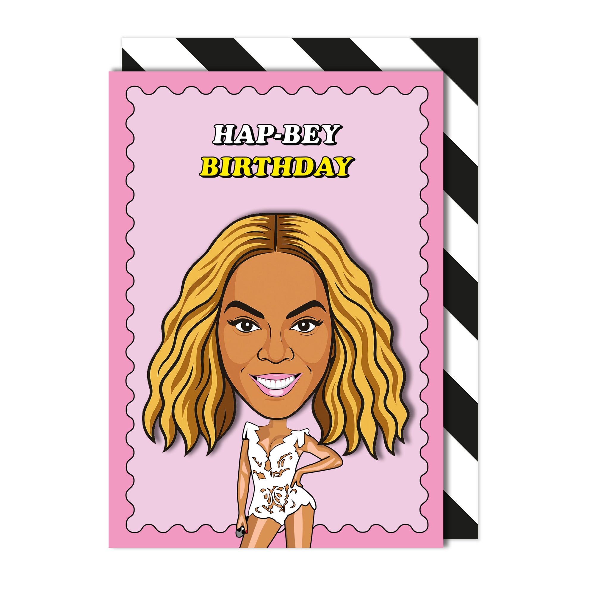 Hap-Bey Birthday Beyonce 3D Handmade Birthday Card