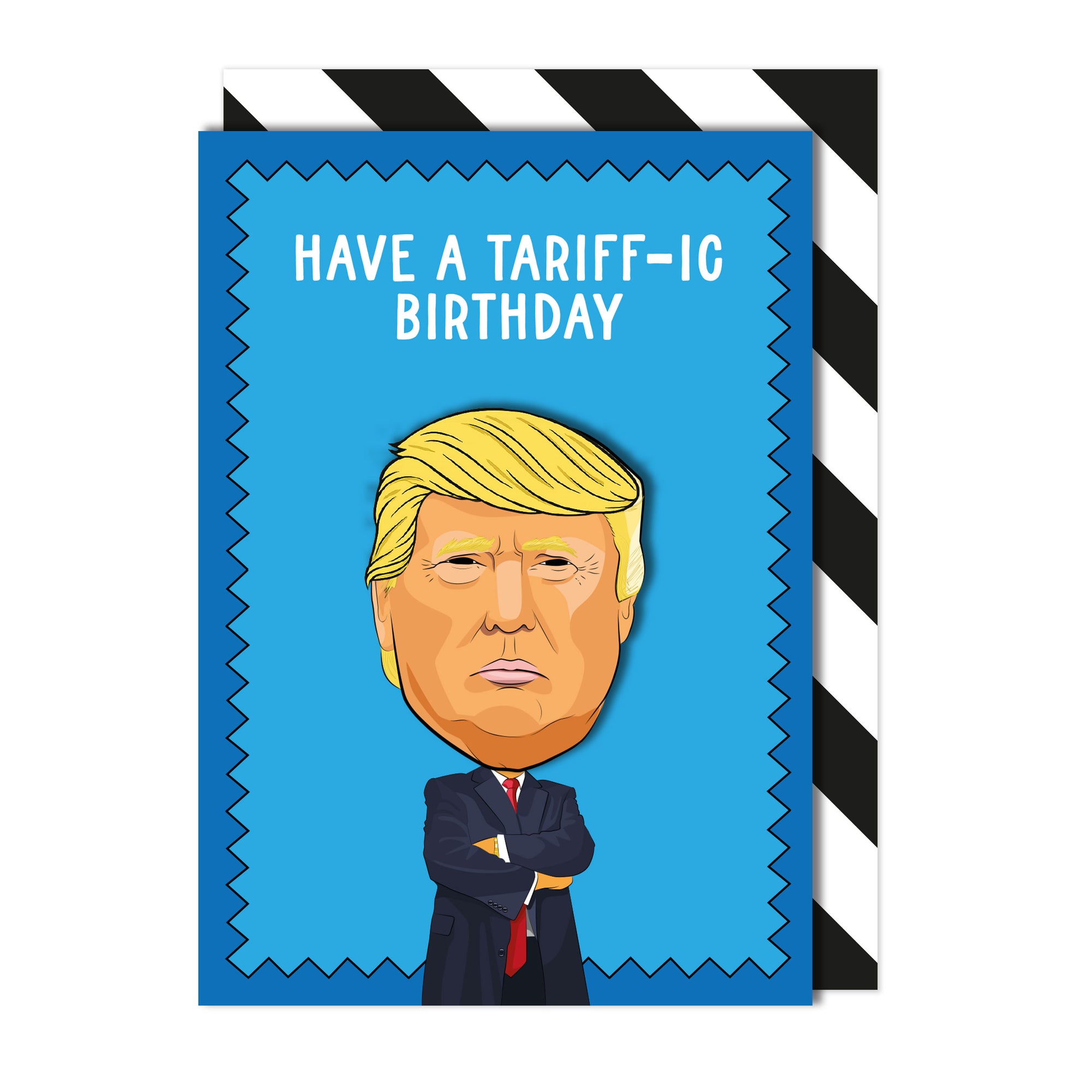 Donald Trump Tariff-ic Birthday 3D Handmade Greeting Card