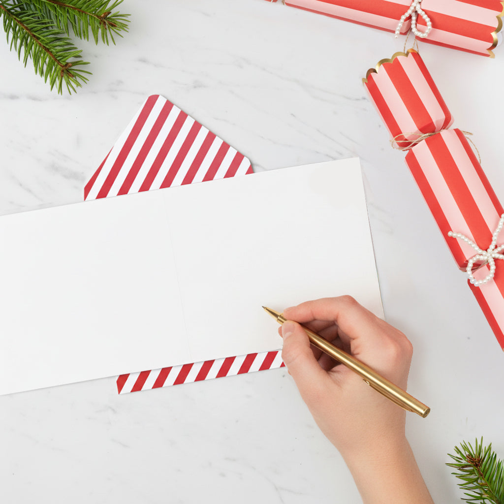 Christmas Cracker, Handmade Greeting Card