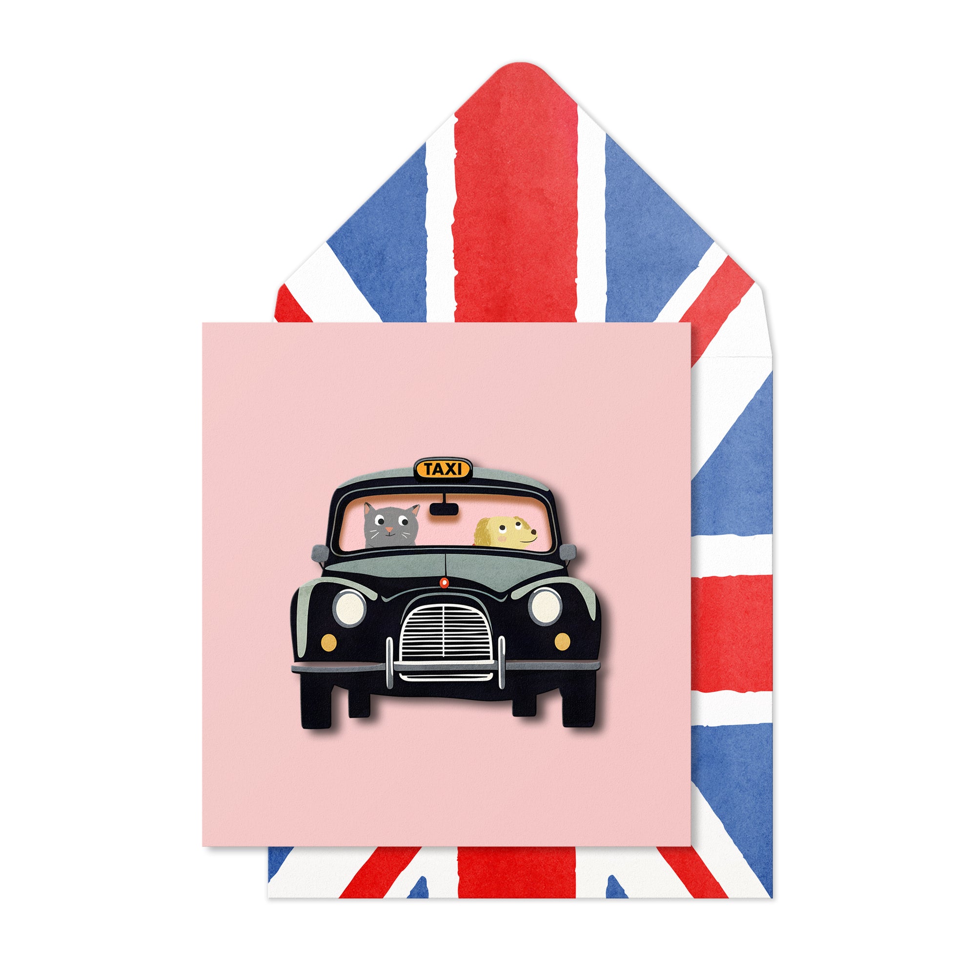 London Taxi Greeting Card
