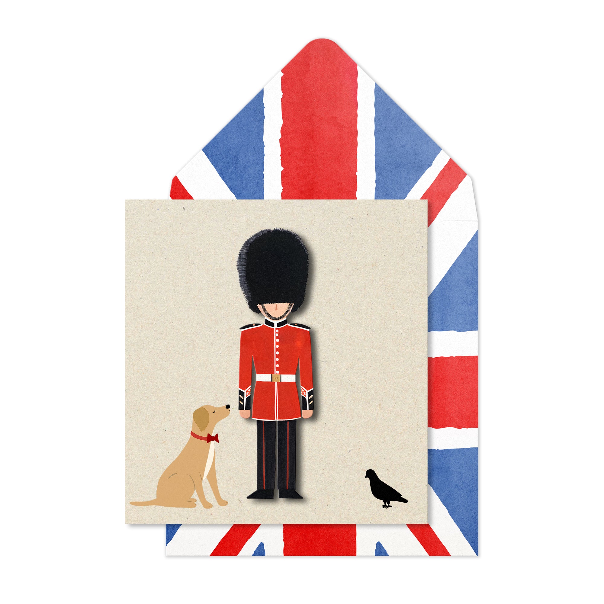 London King's Guard Greeting Card