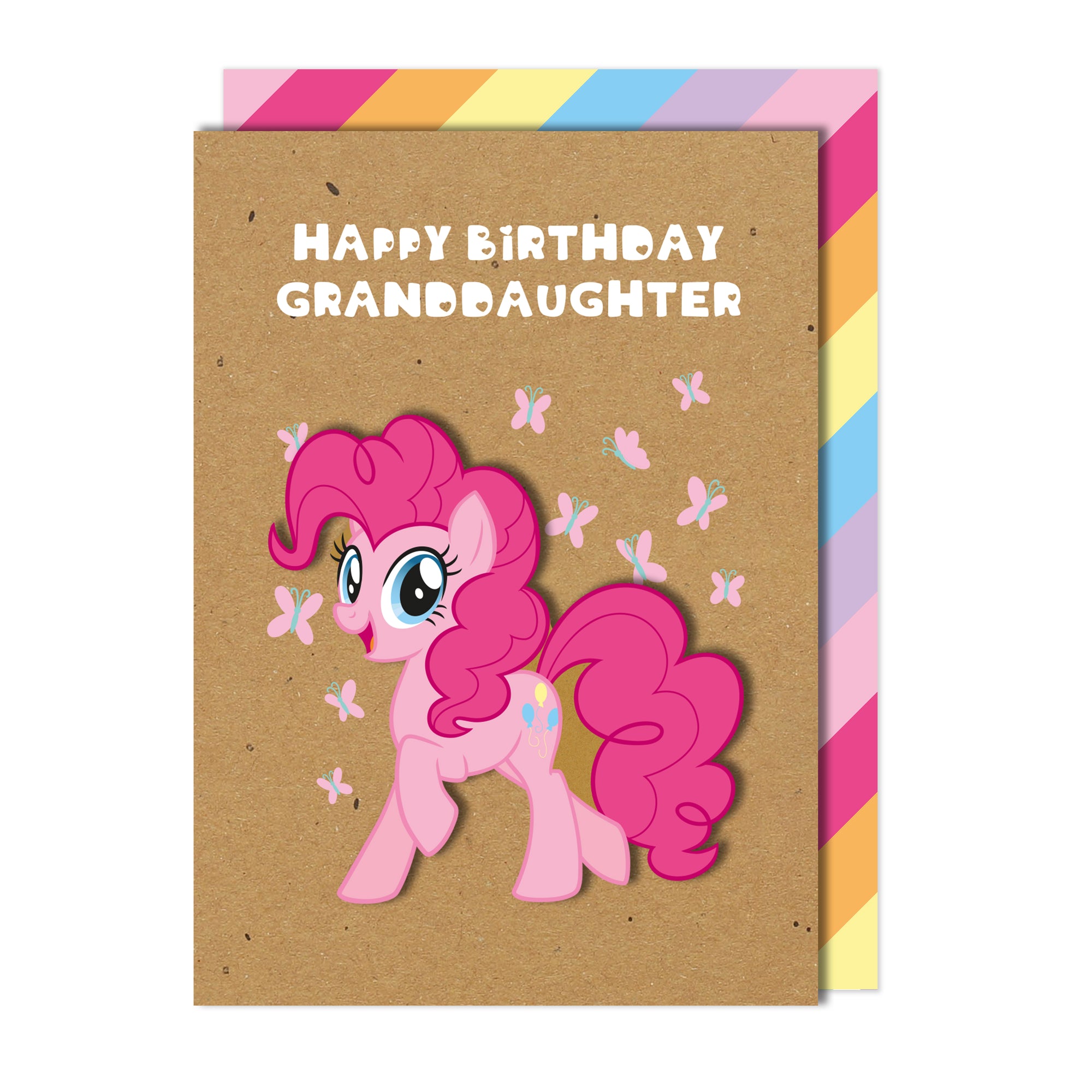 Happy Birthday Granddaughter, Pinkie Pie My Little Pony Handmade Greeting Card