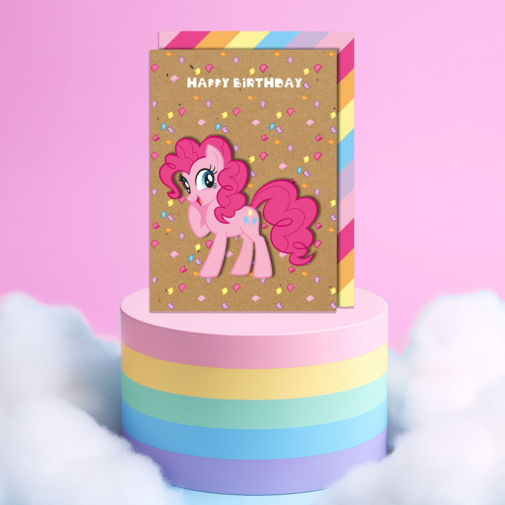Happy Birthday, Pinkie Pie My Little Pony Handmade Greeting Card