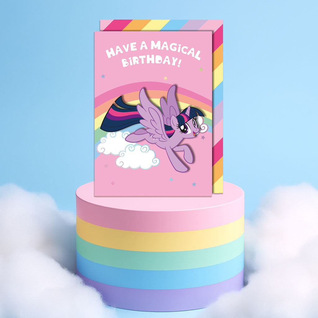 Have a Magical Birthday, Twilight Sparkle My Little Pony Handmade Greeting Card