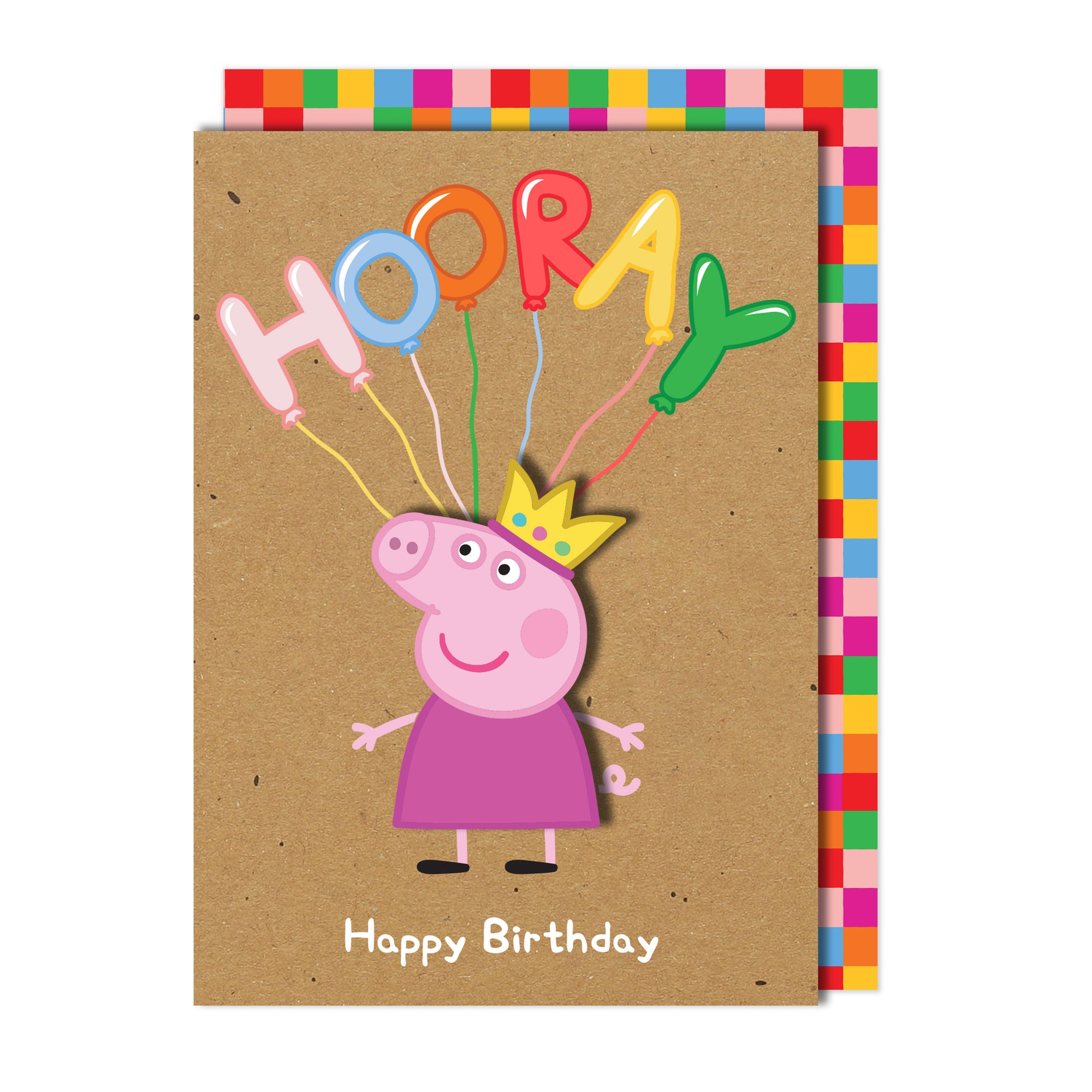 Birthday Princess, Peppa Pig Handmade Greeting Card