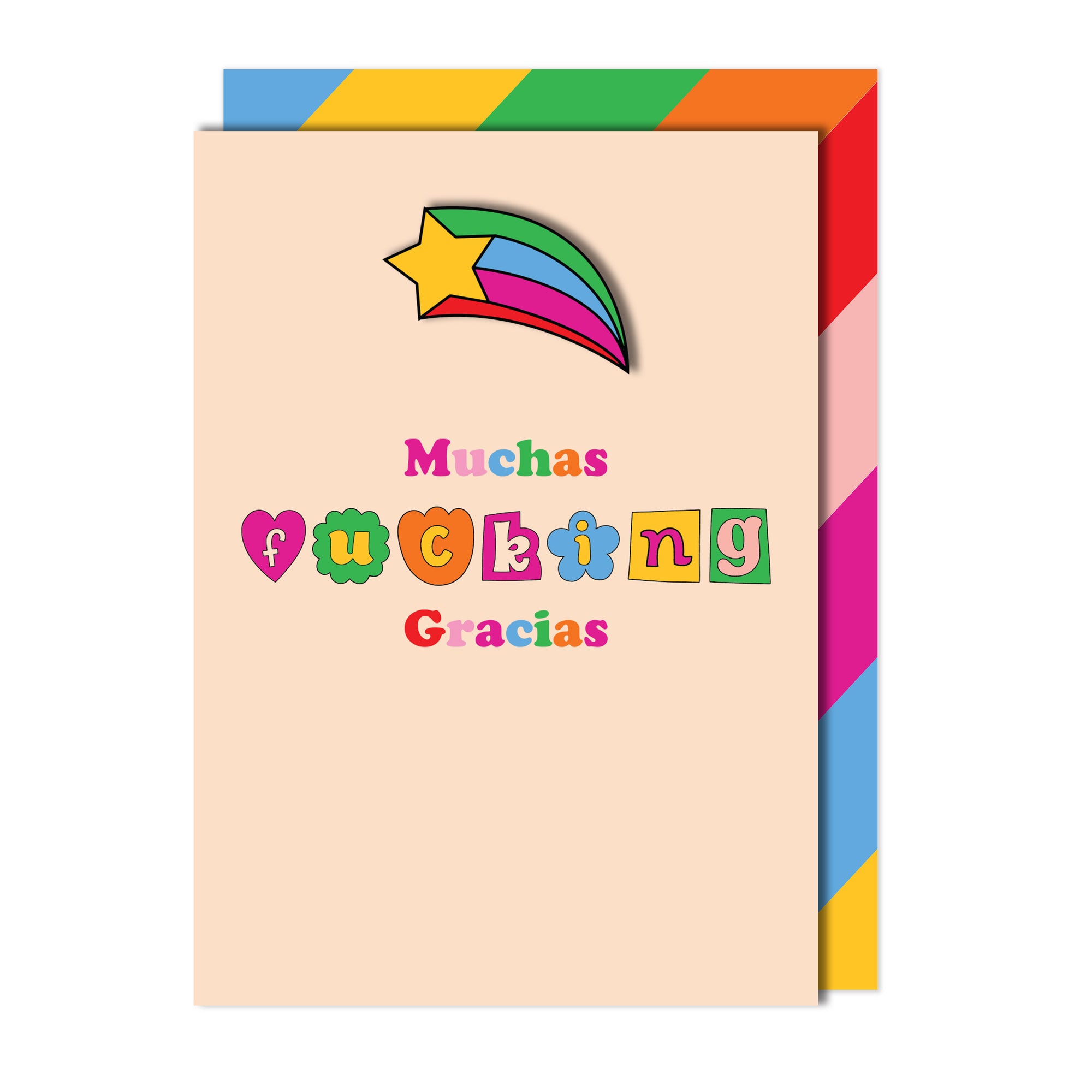 Muchas F**ing Gracias Greeting Card