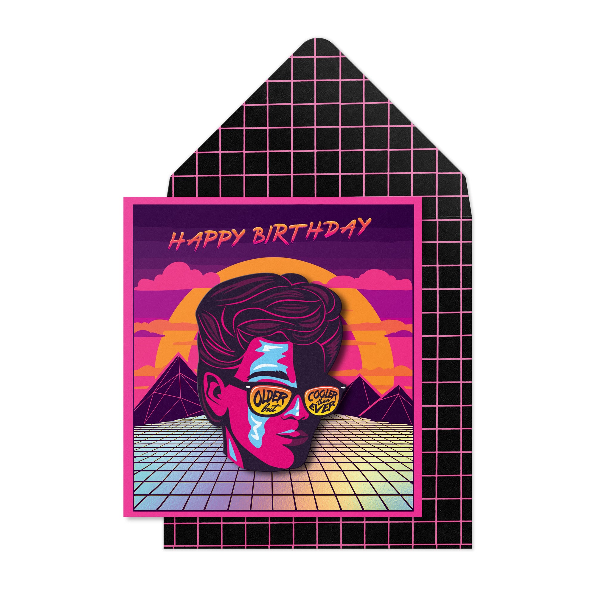 Old But Cooler, Happy Birthday Greeting Card