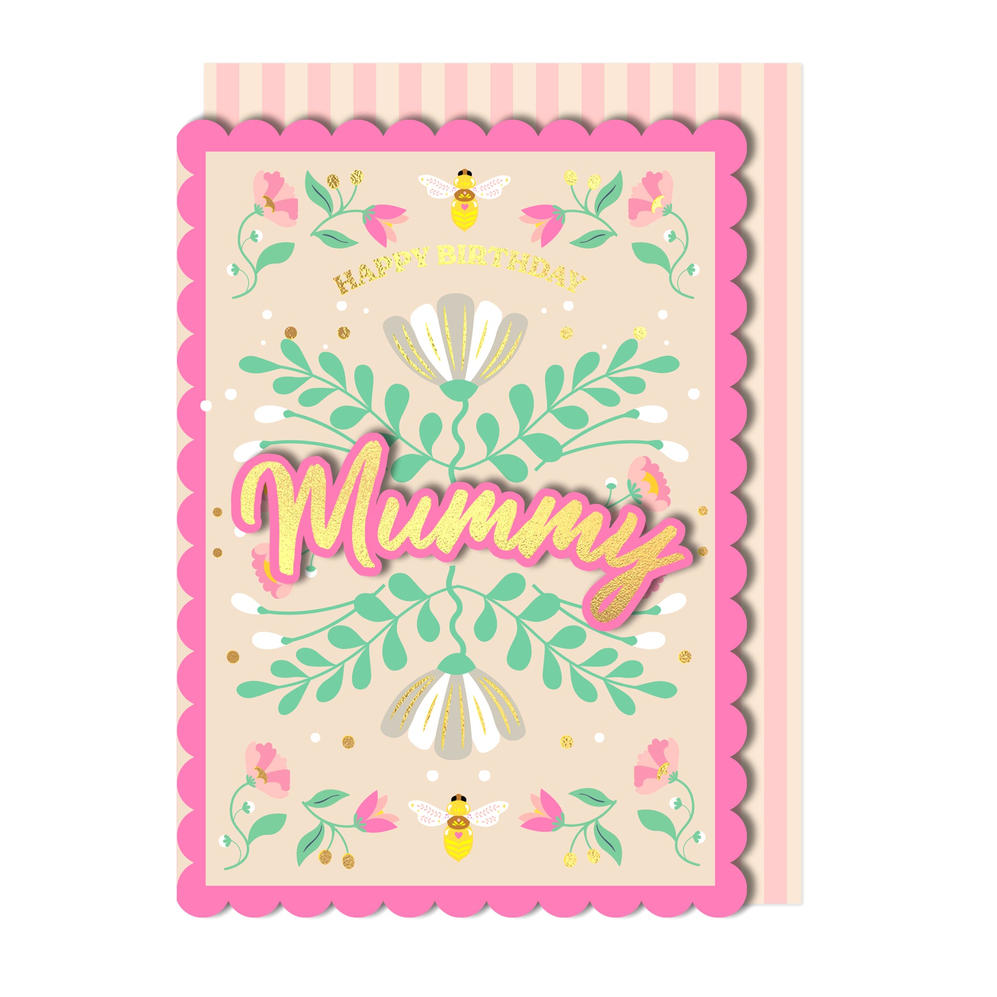 Happy Birthday Mummy, 3D Handmade Greeting Card