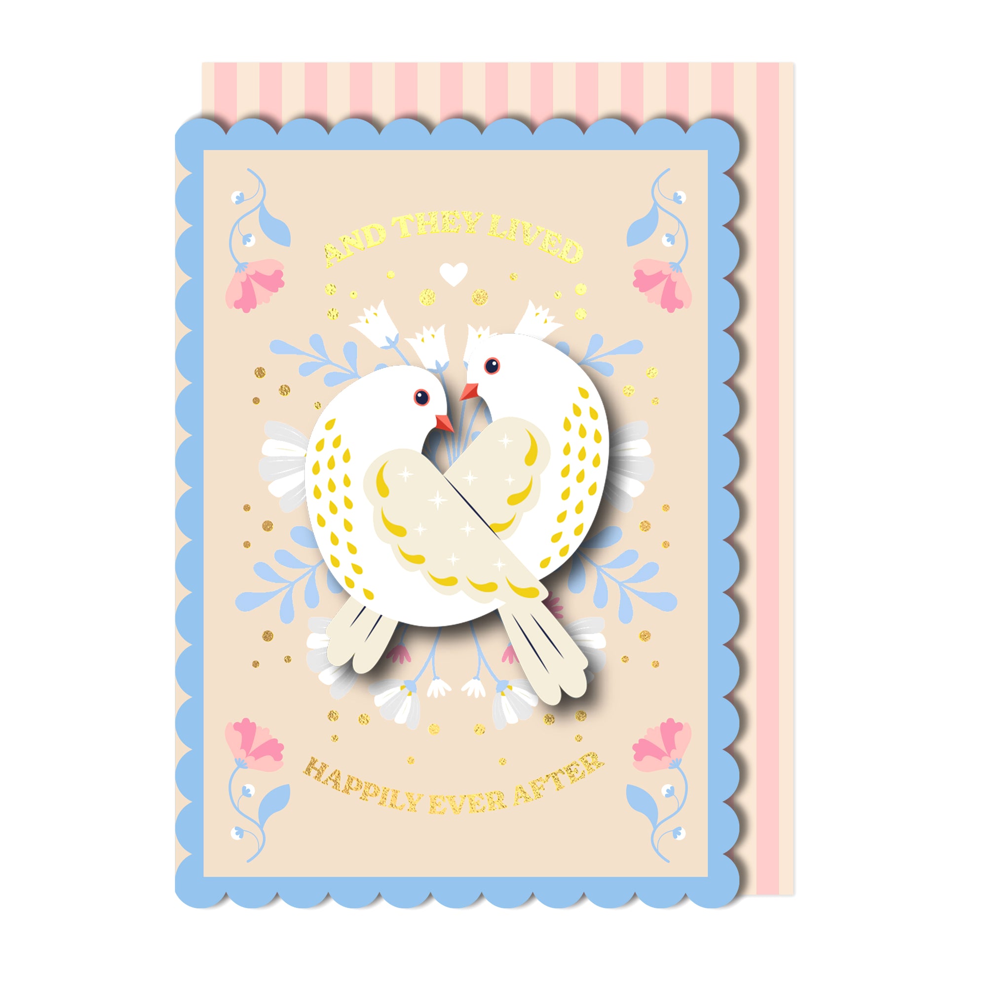 And They Lived Happily Ever After Wedding Greeting Card
