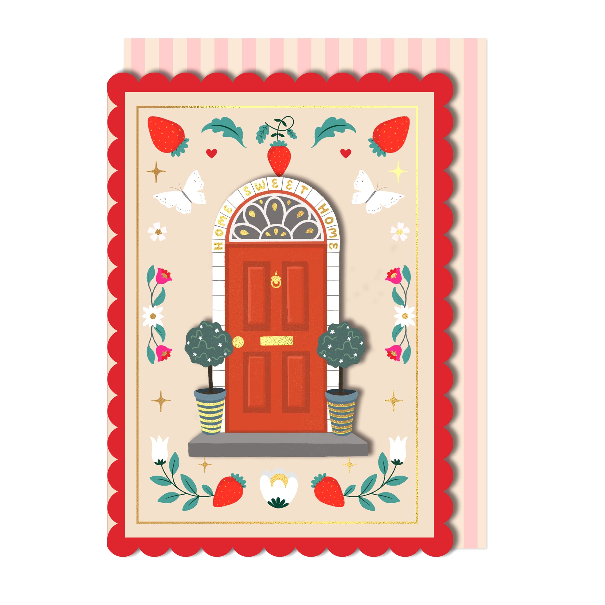 Warm Welcome Home Sweet Home Greeting Card