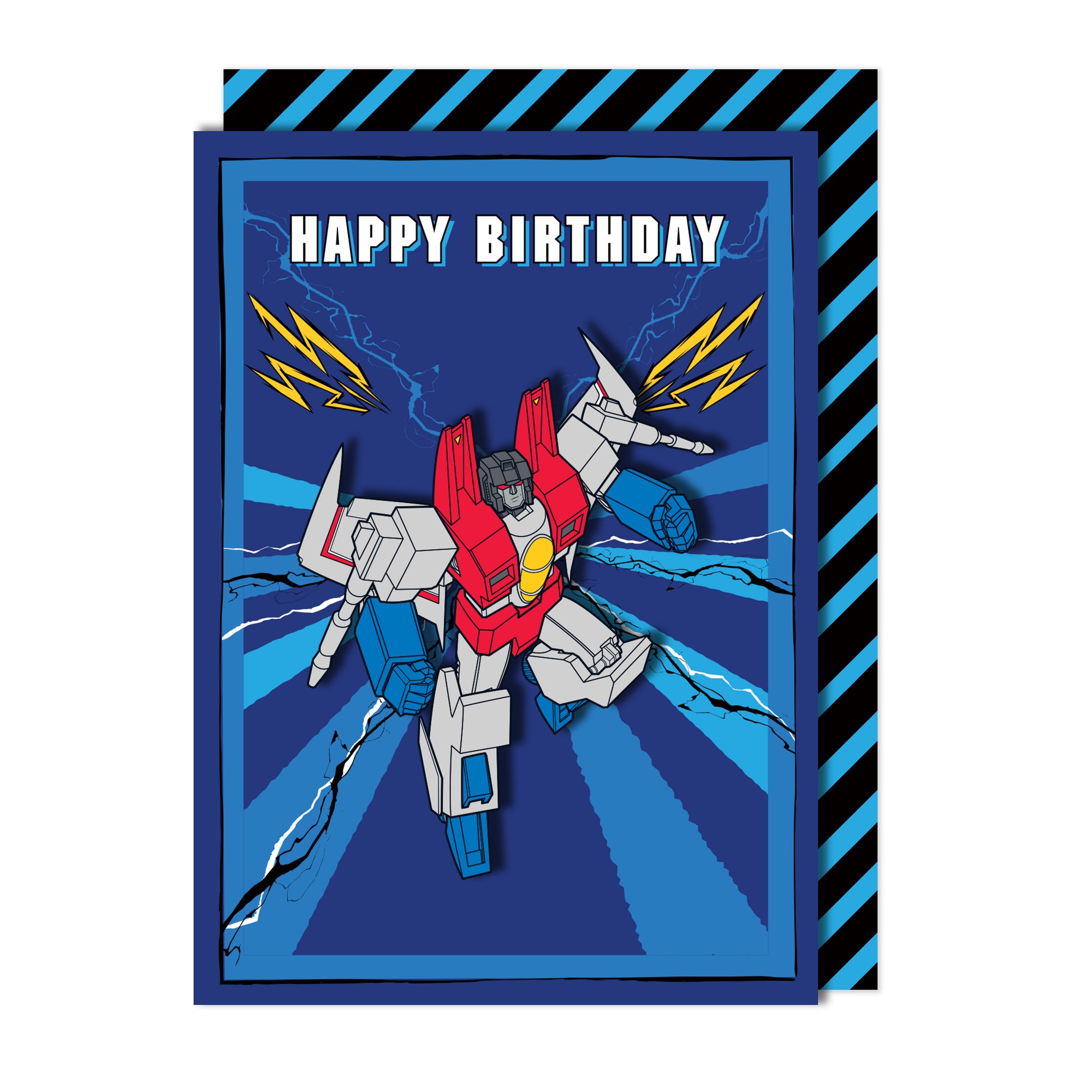 Transformers Optimus Prime, Happy Birthday Handmade Greeting Card