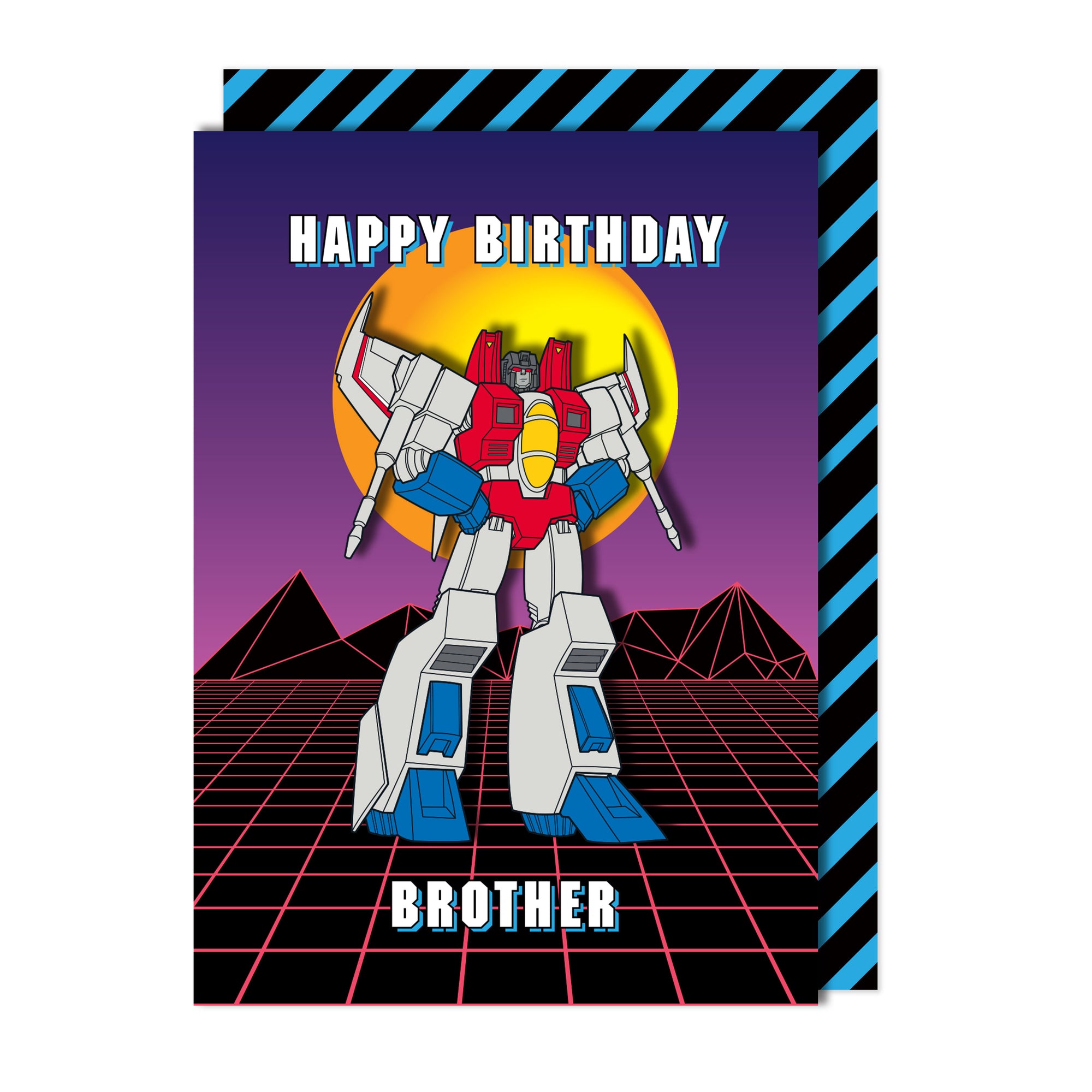 Optimus Prime Happy Birthday Brother, Transformers Handmade Greeting Card