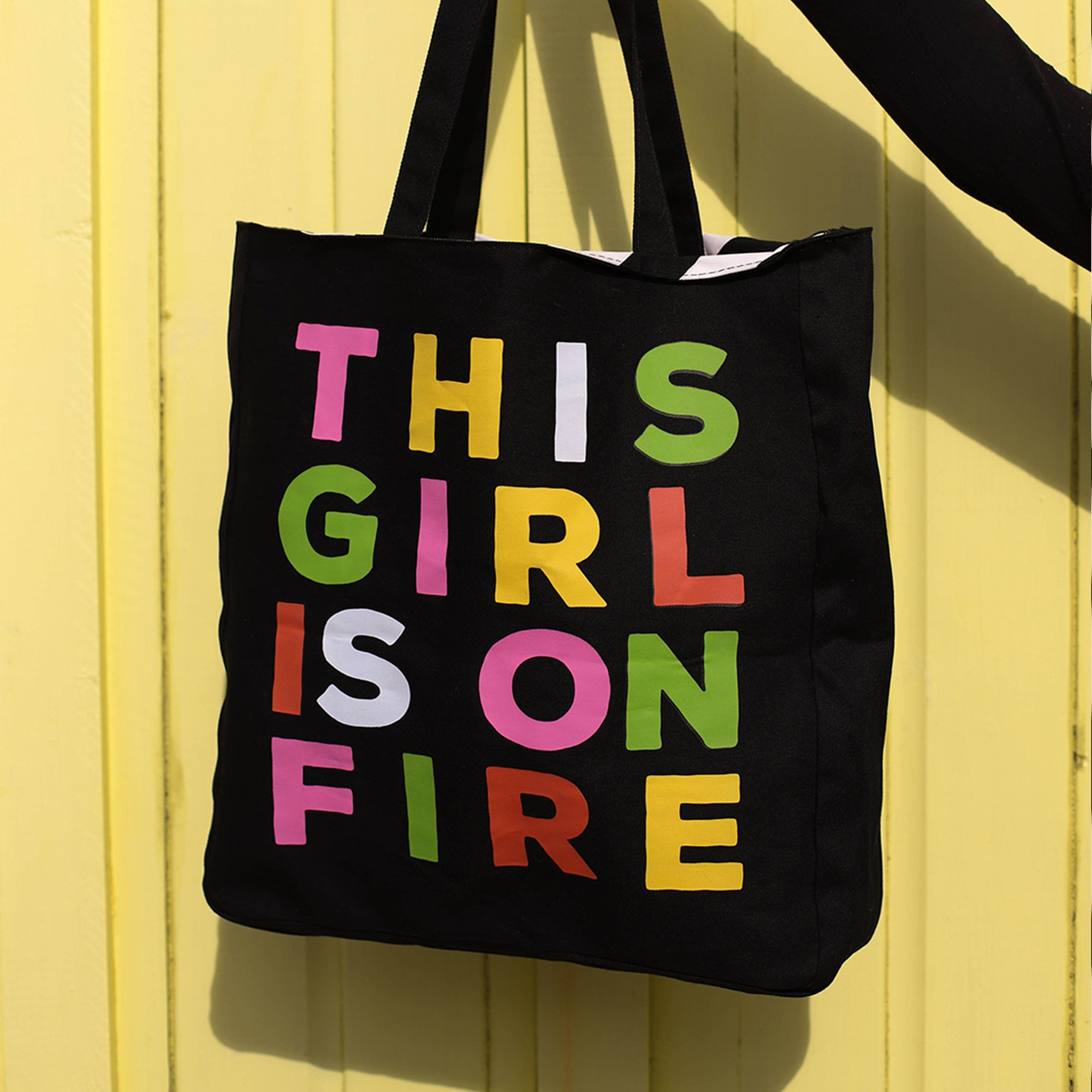 This Girl Is On Fire Tote Bag