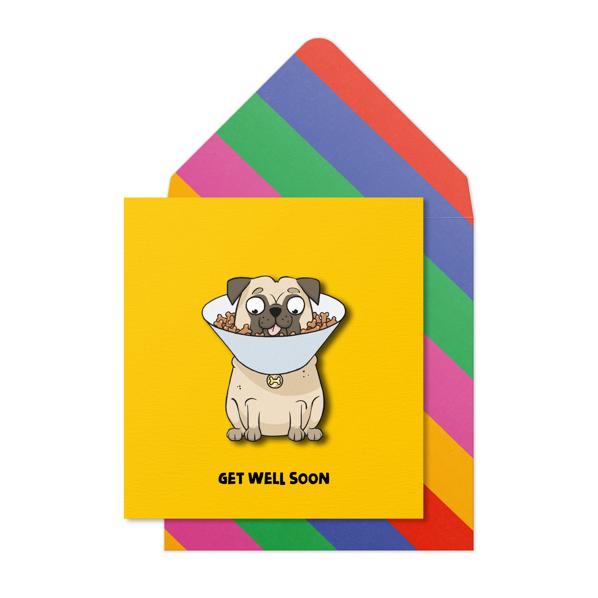 Get Well Soon, Pug Yellow