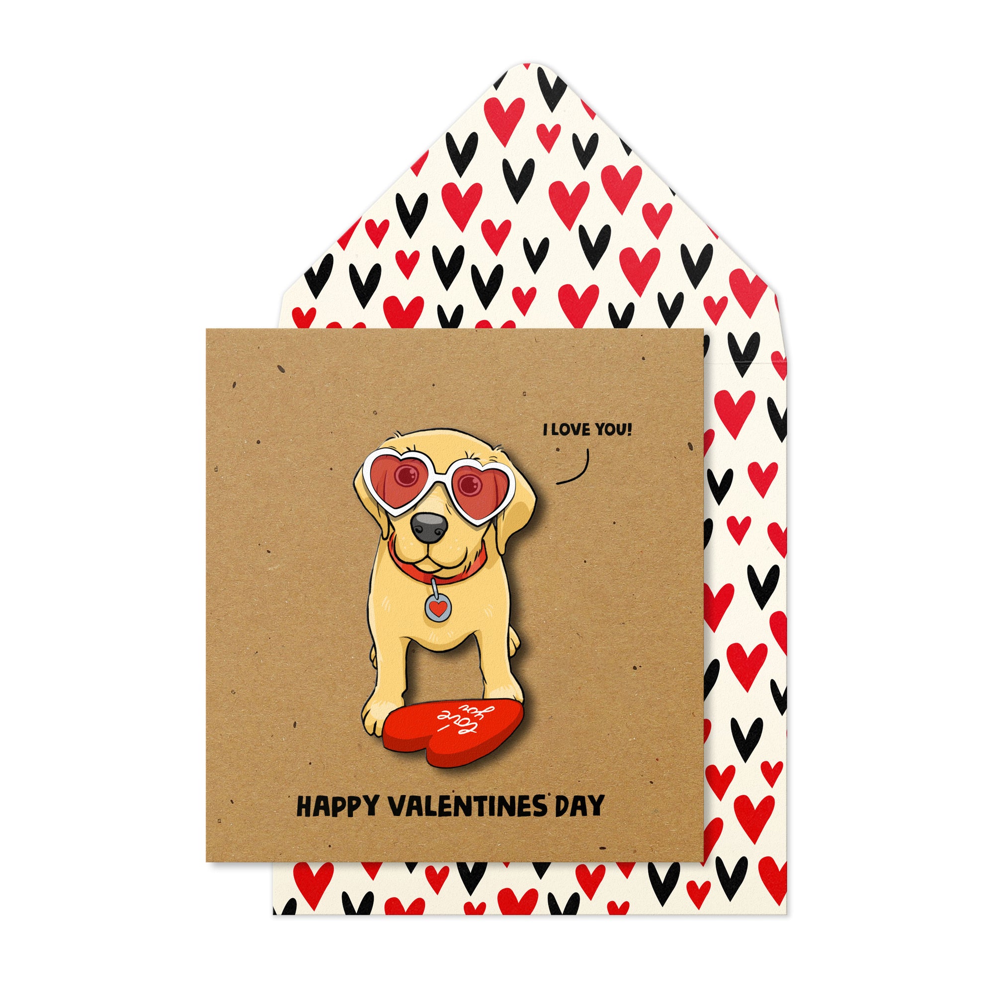 Valentines Labrador