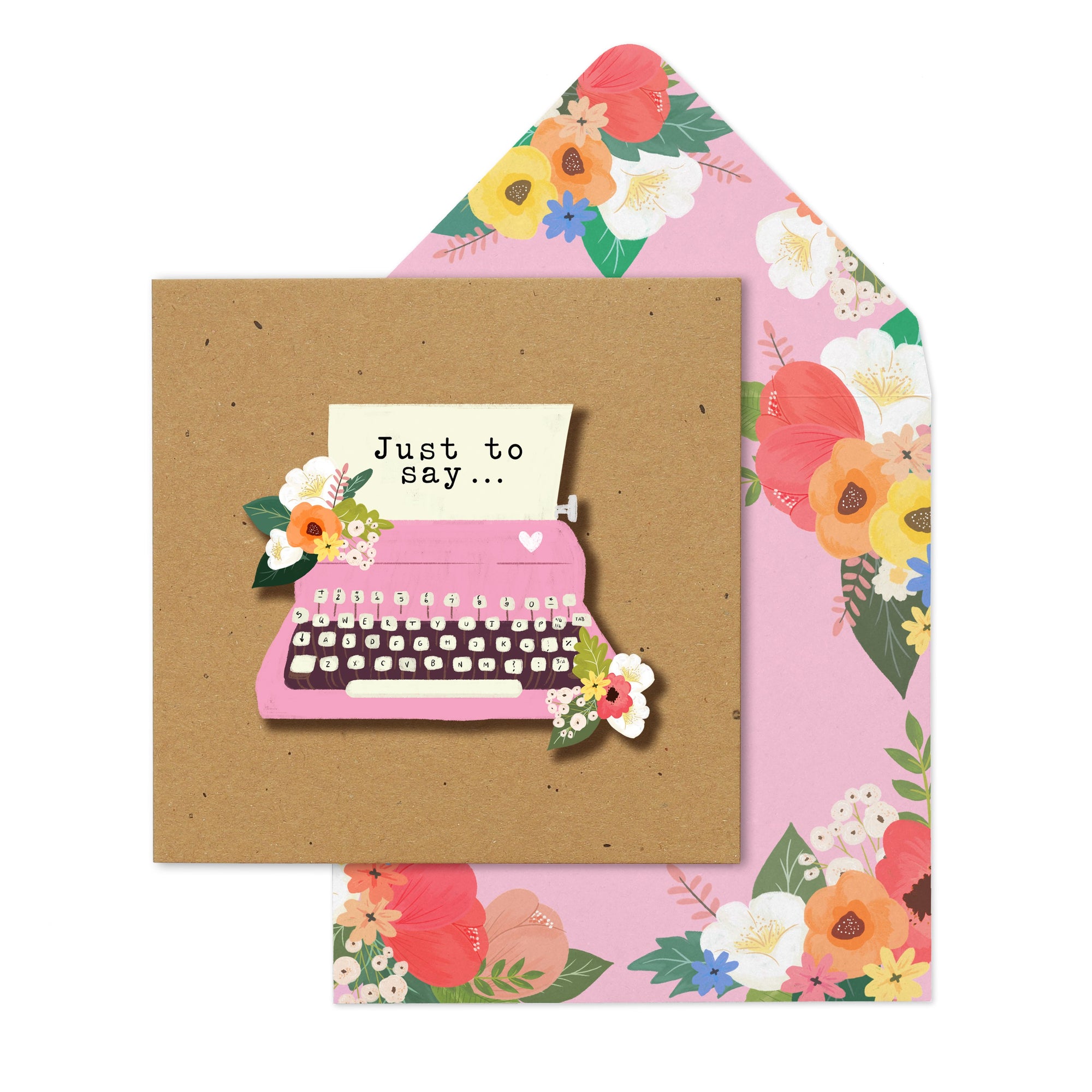 Just To Say Typewriter - TACHE Trade