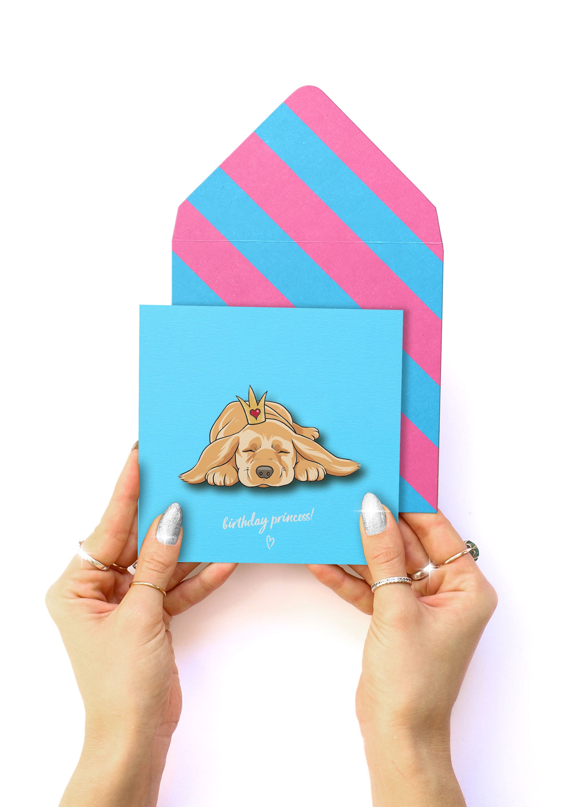 Sleeping Princess, 3D Handmade Greeting Card