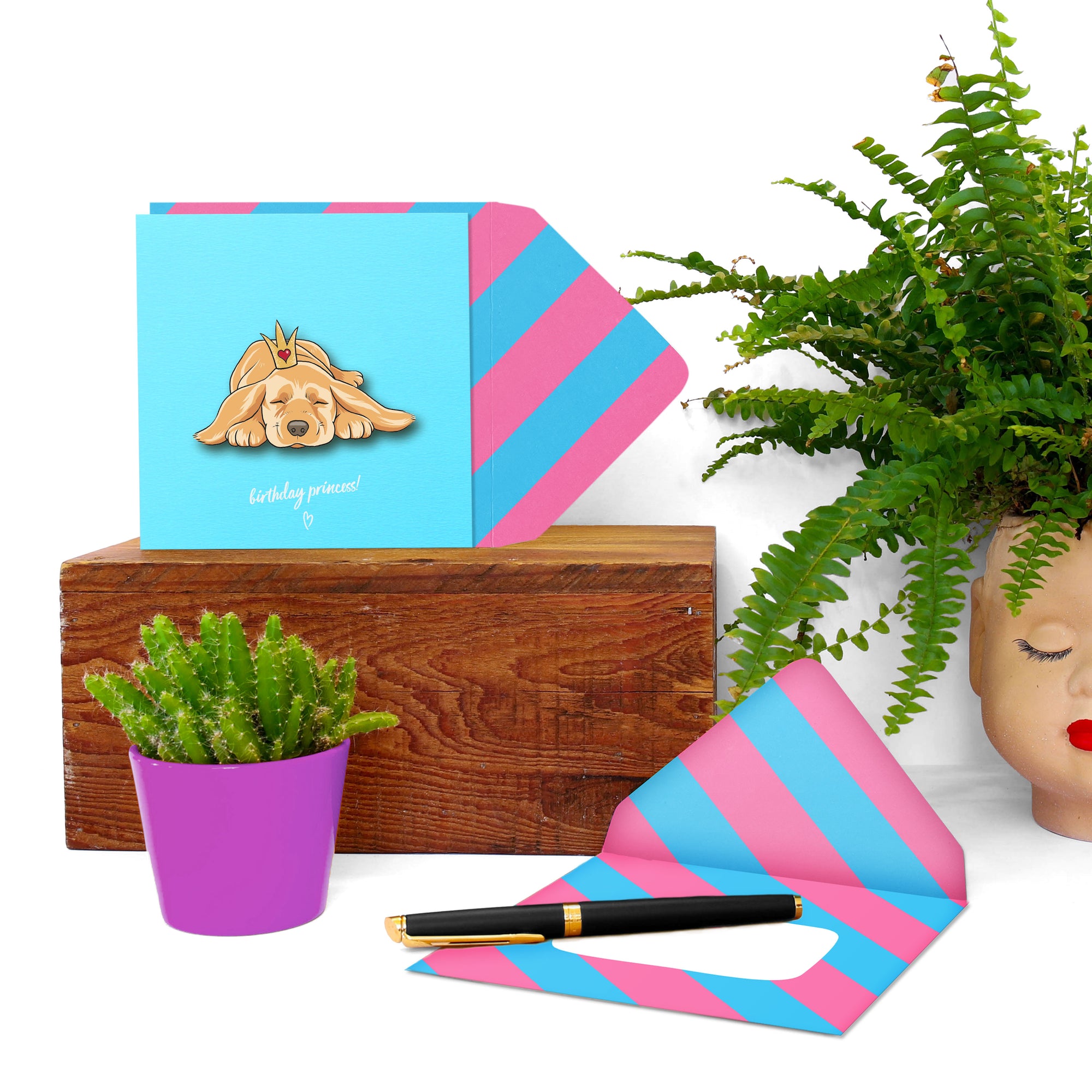 Sleeping Princess, 3D Handmade Greeting Card