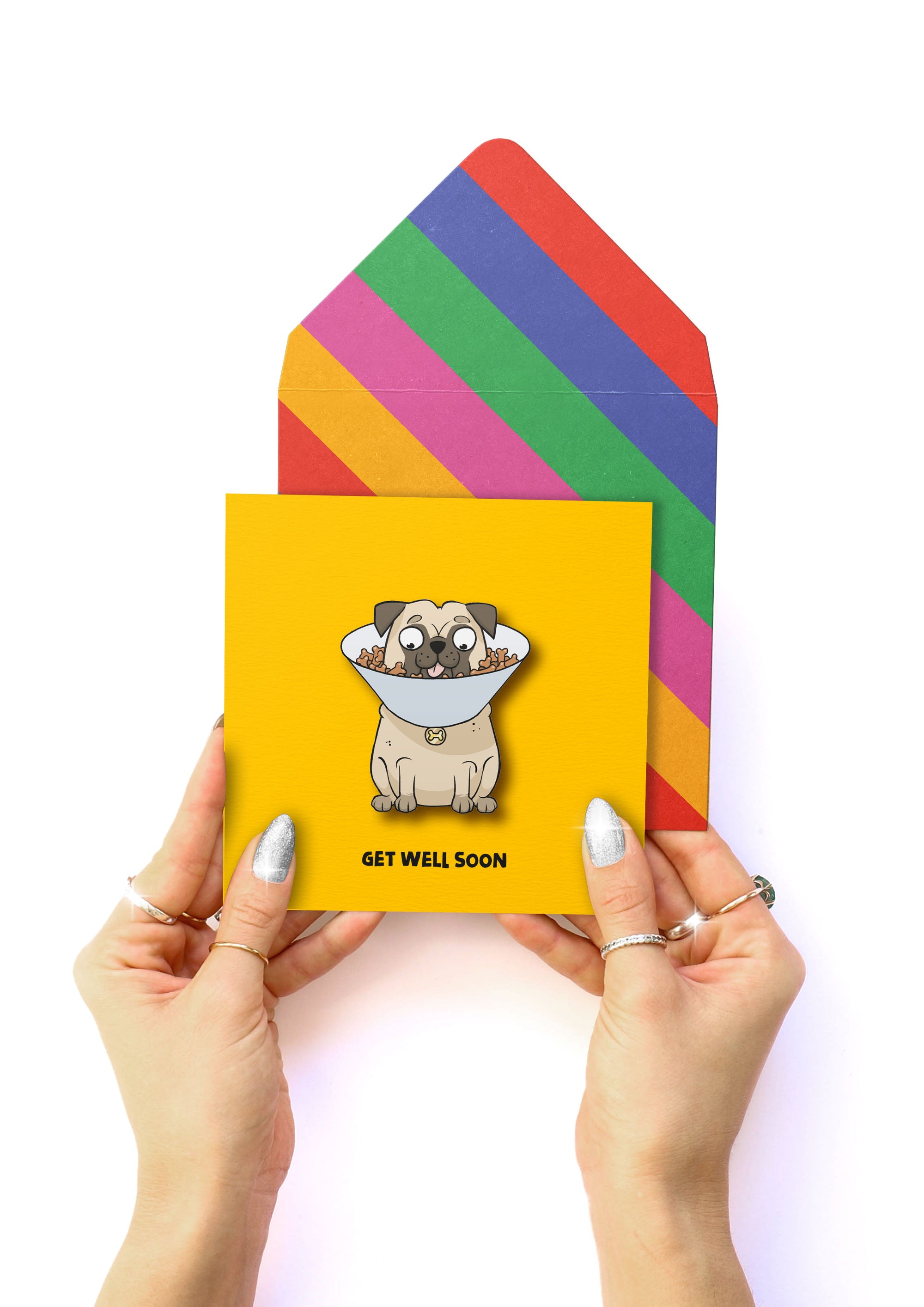Get Well Soon, 3D Handmade Greeting Card