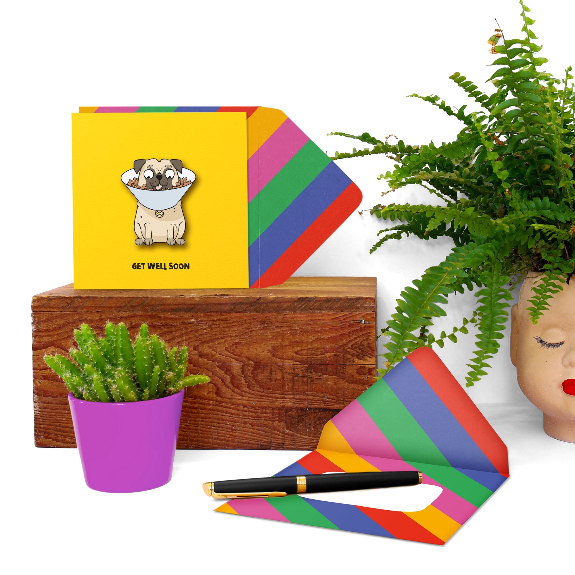 Get Well Soon, 3D Handmade Greeting Card