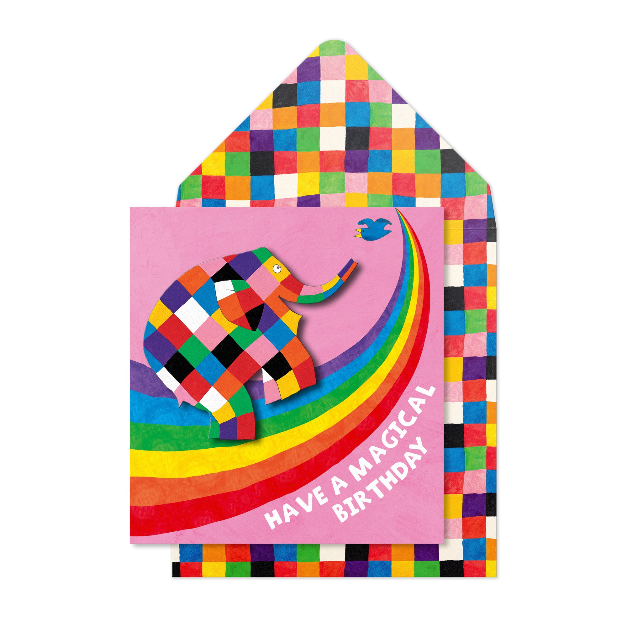 Have A Magical Birthday Elmer Rainbow