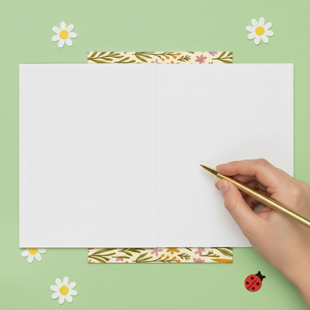 Handmade Cute Bunny 3D Birthday Card