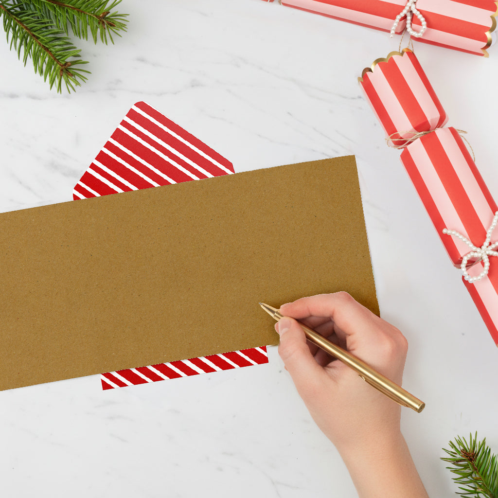 Merry Christmas Shopaholic Cat, Handmade Greeting Card