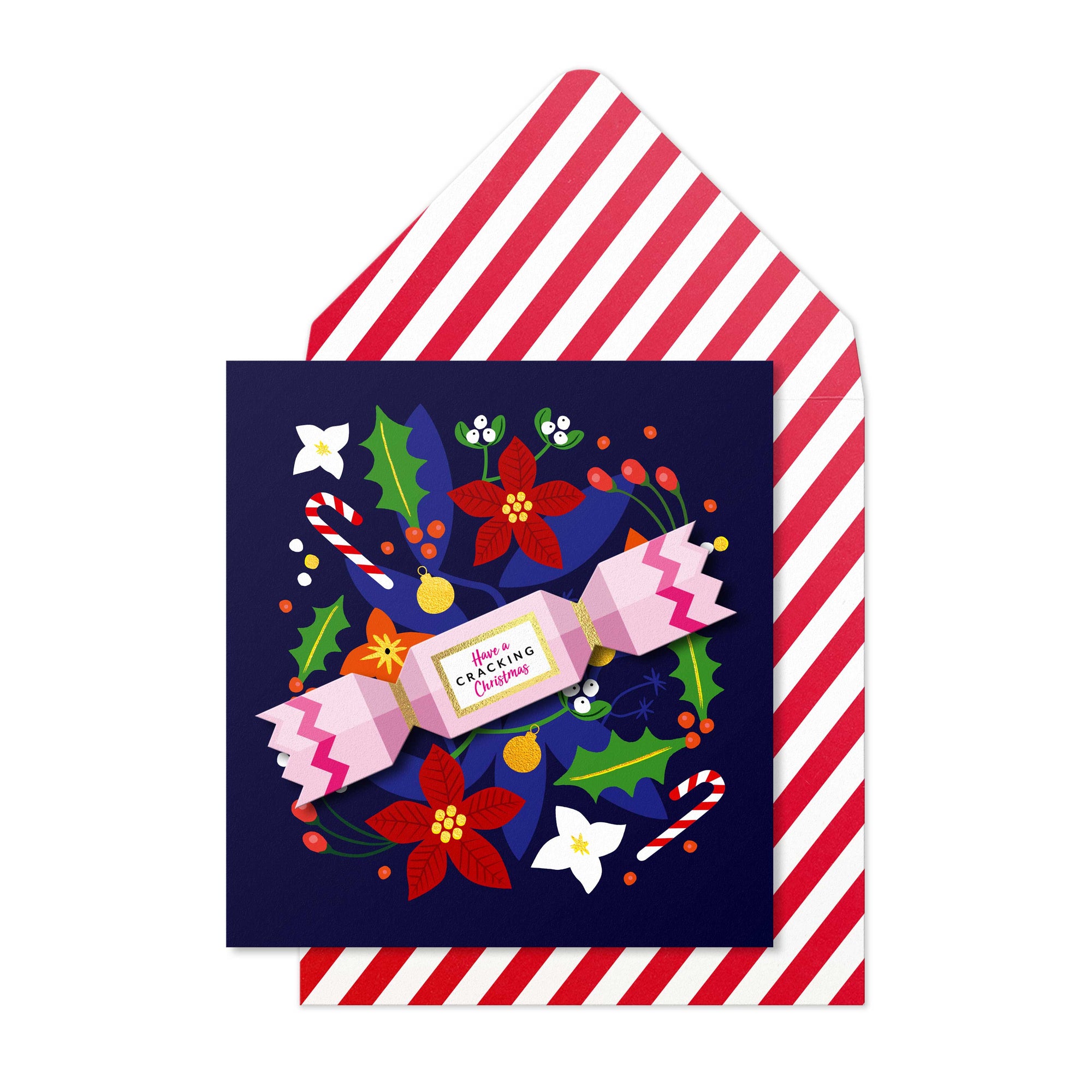 Christmas Cracker, Handmade Greeting Card