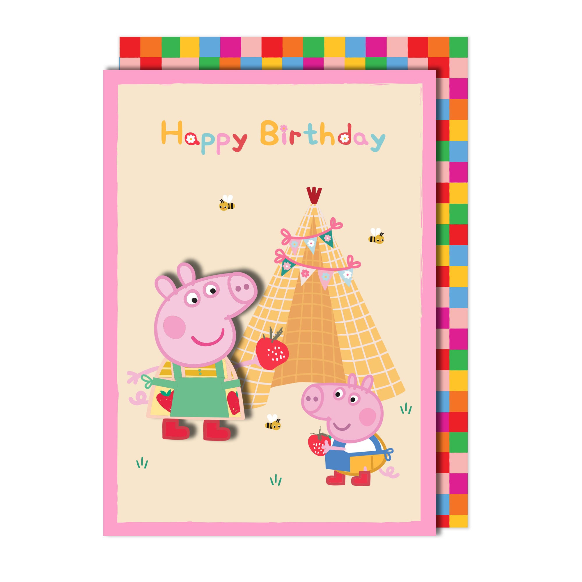 Happy Birthday Cute Tepee, Peppa Pig