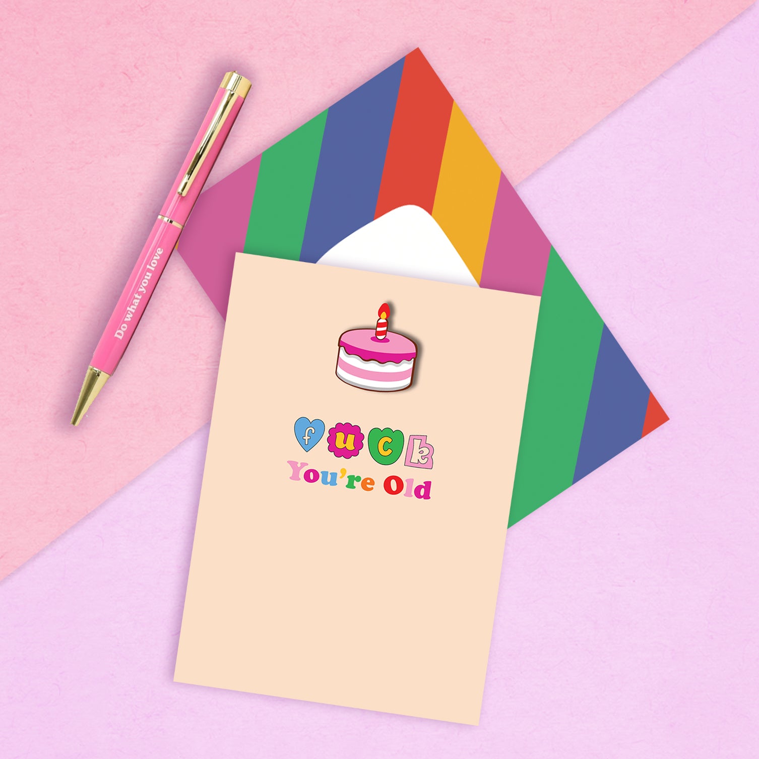 F**k You're Old Greeting Card
