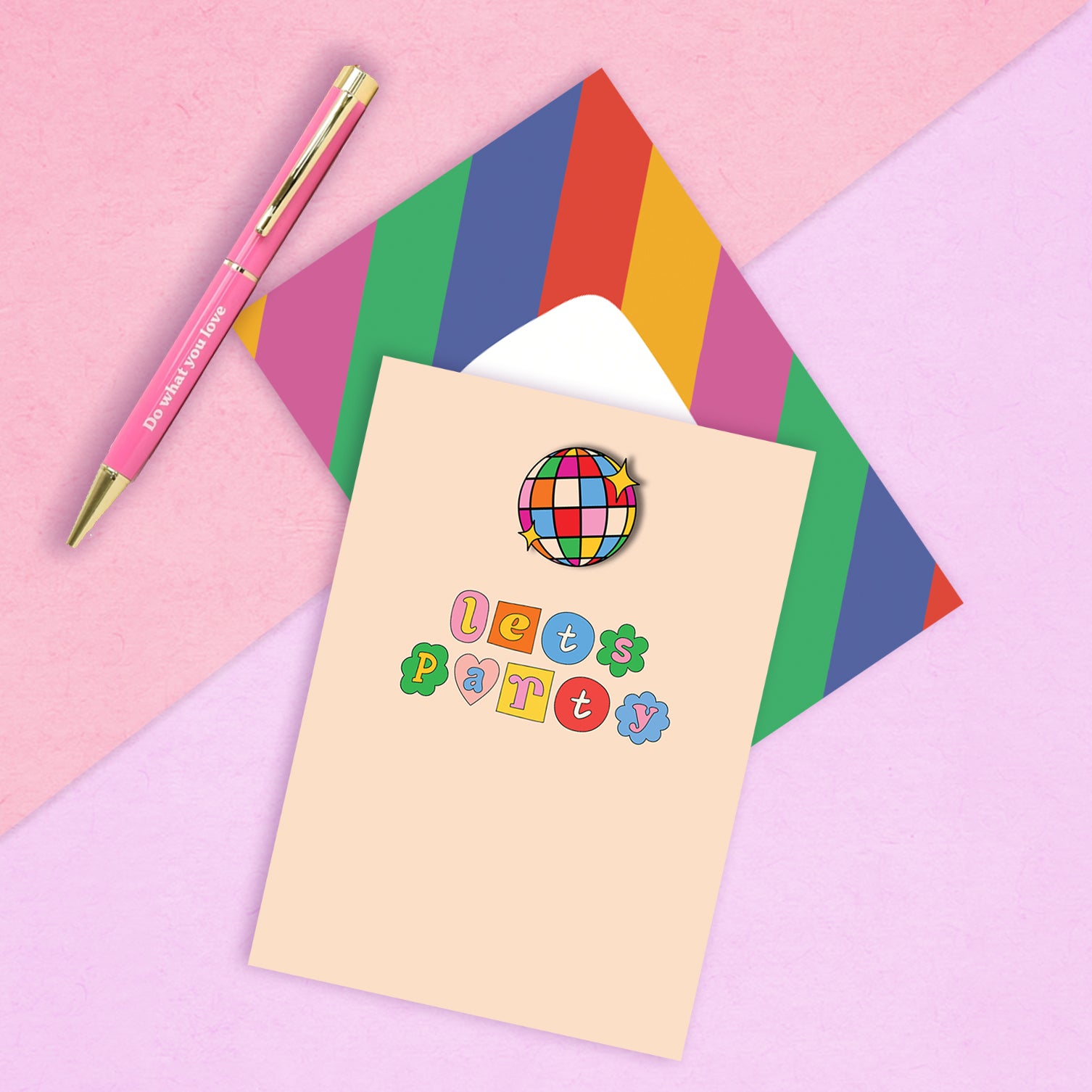 Lets Party Greeting Card