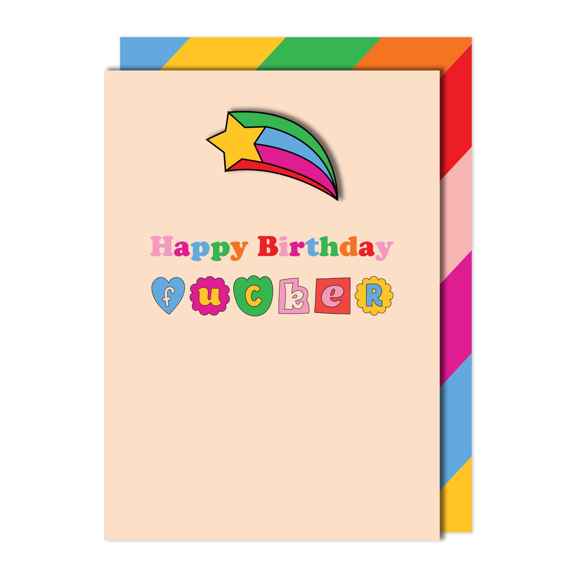 Happy Birthday Fucker Greeting Card