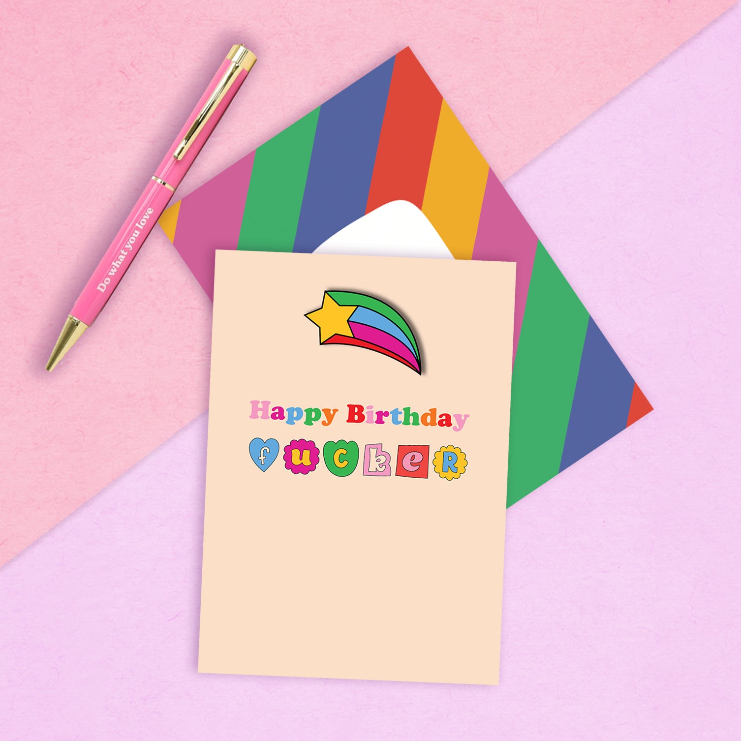 Happy Birthday F**ker Greeting Card