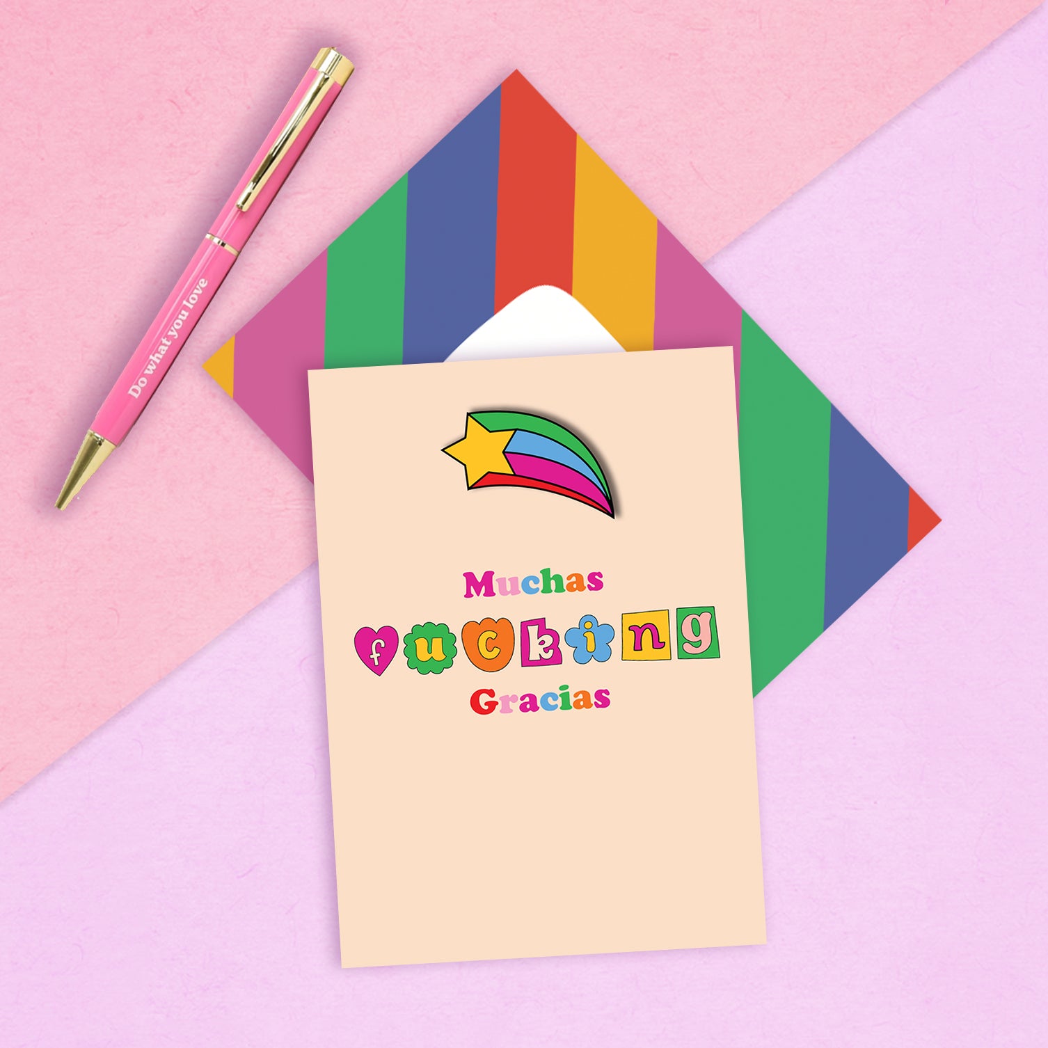 Muchas F**ing Gracias Greeting Card