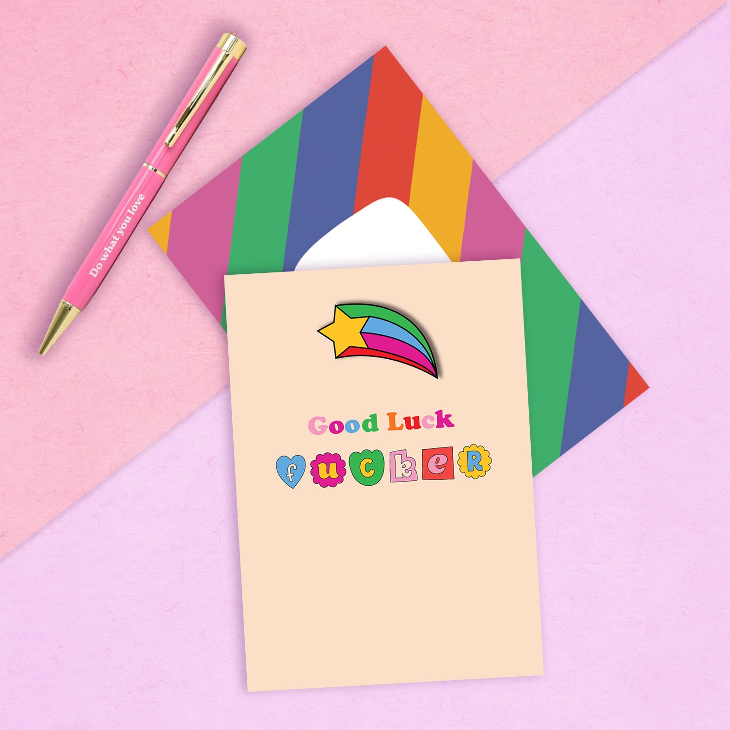 Good Luck F**ker Greeting Card