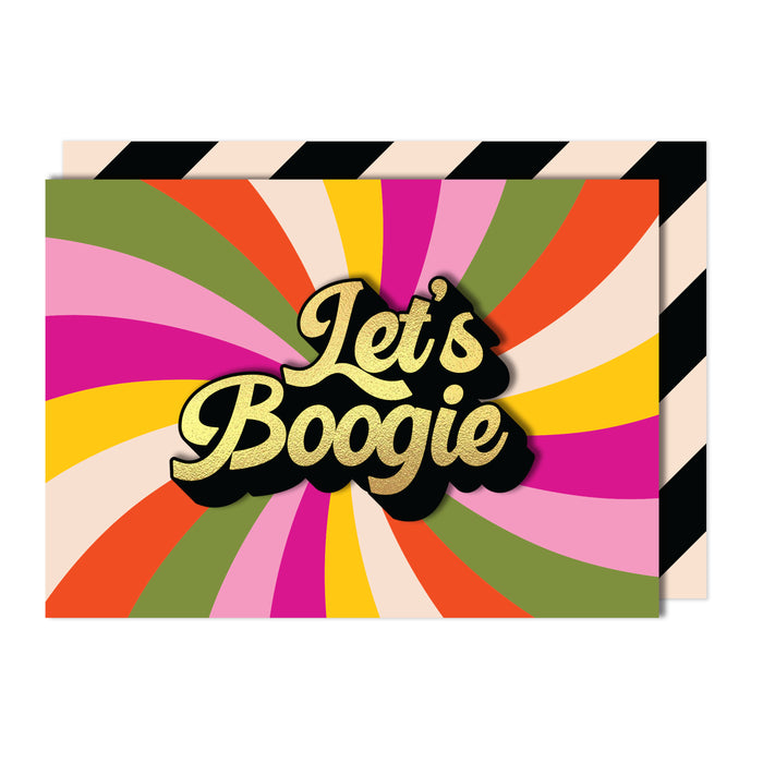 Let's Boogie Greeting Card