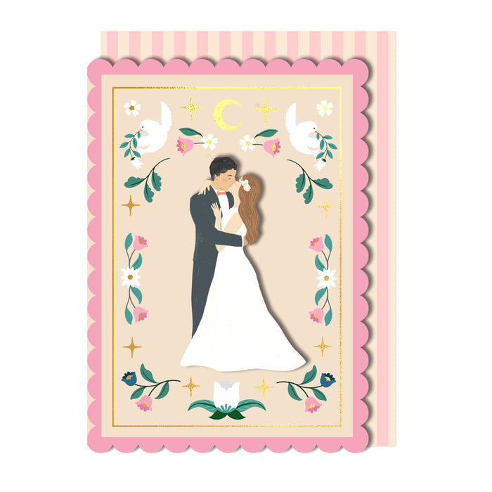Just Married Couple Wedding Card