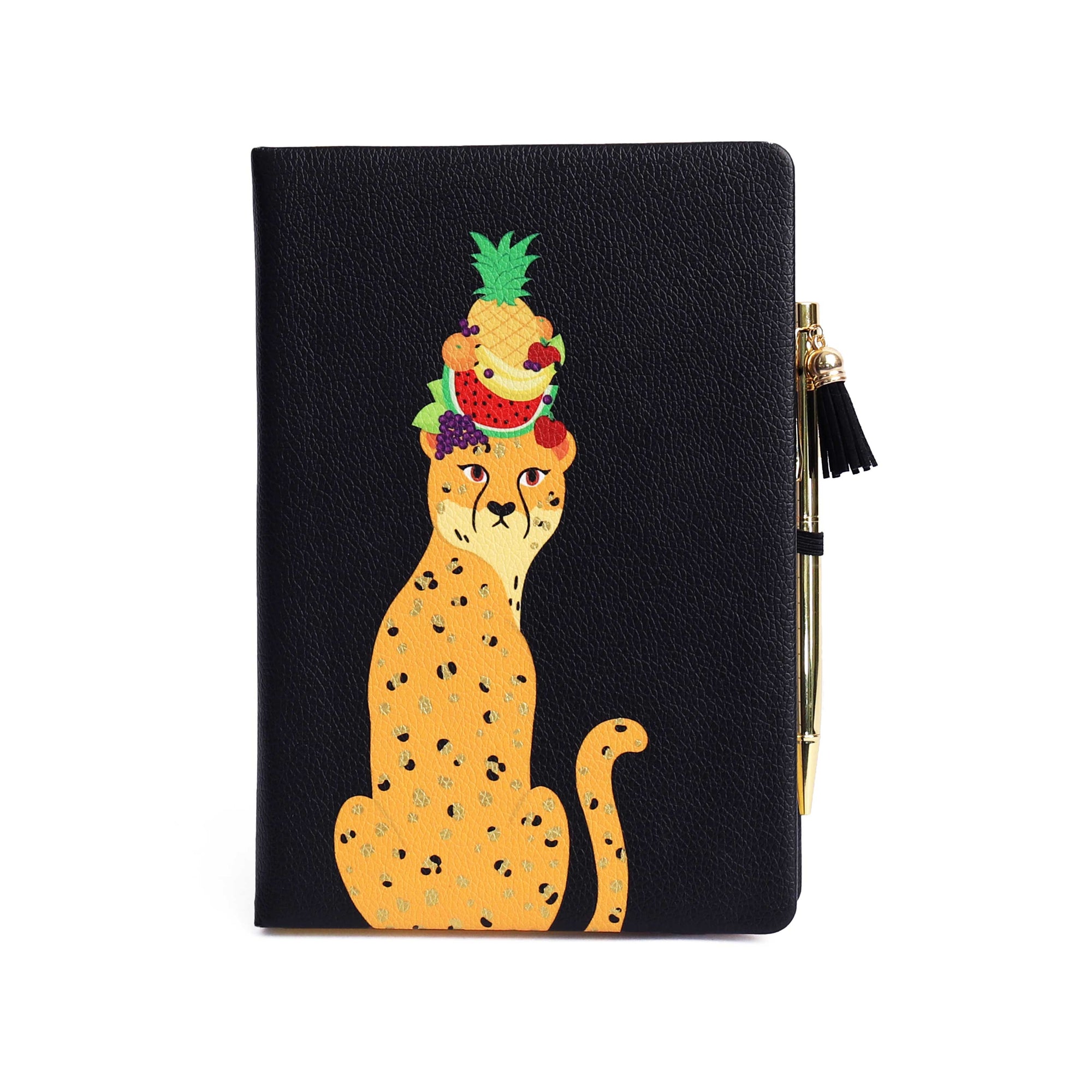 Tropical Cheetah Notebook & Pen