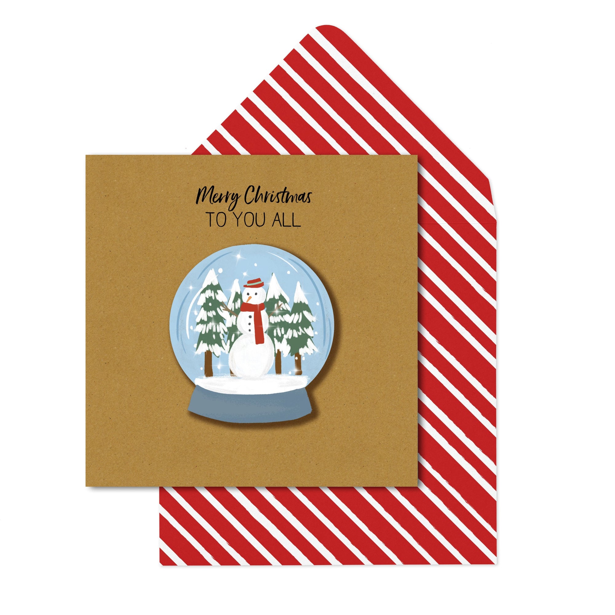Merry Christmas to you all' Snow Globe - TACHE Trade