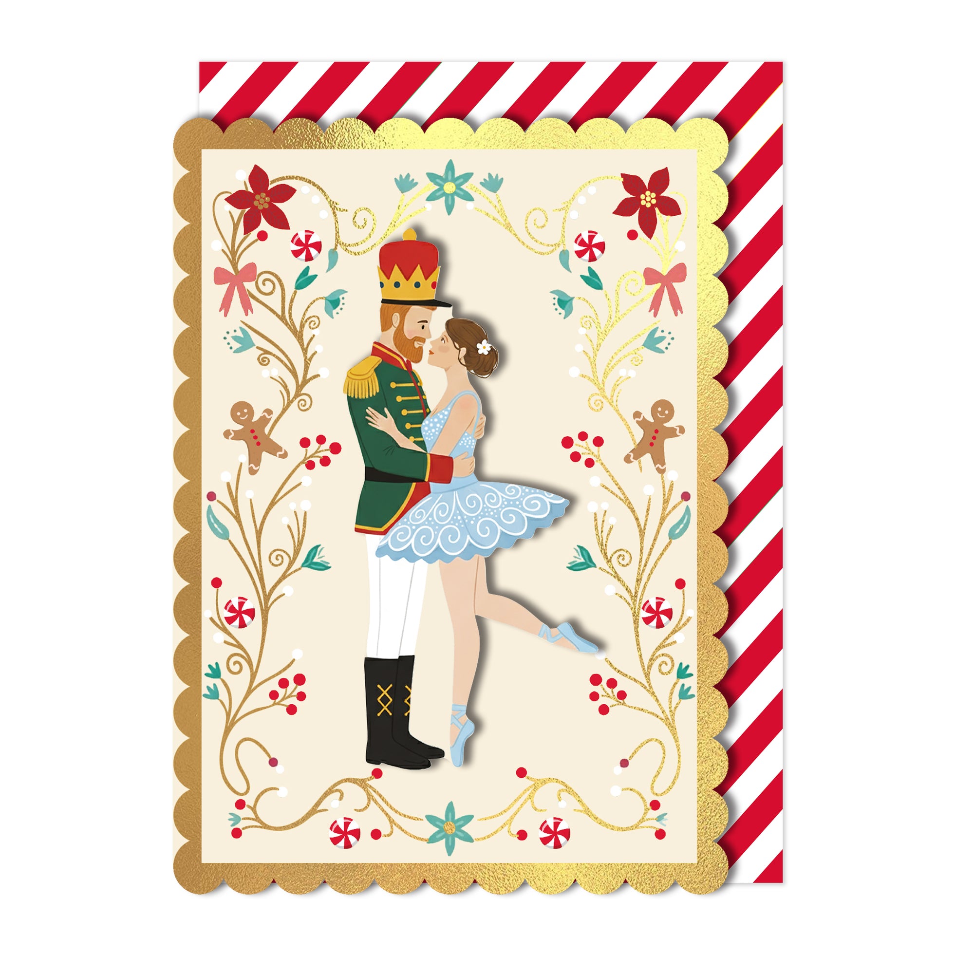Ballet Couple, Handmade Greeting Card