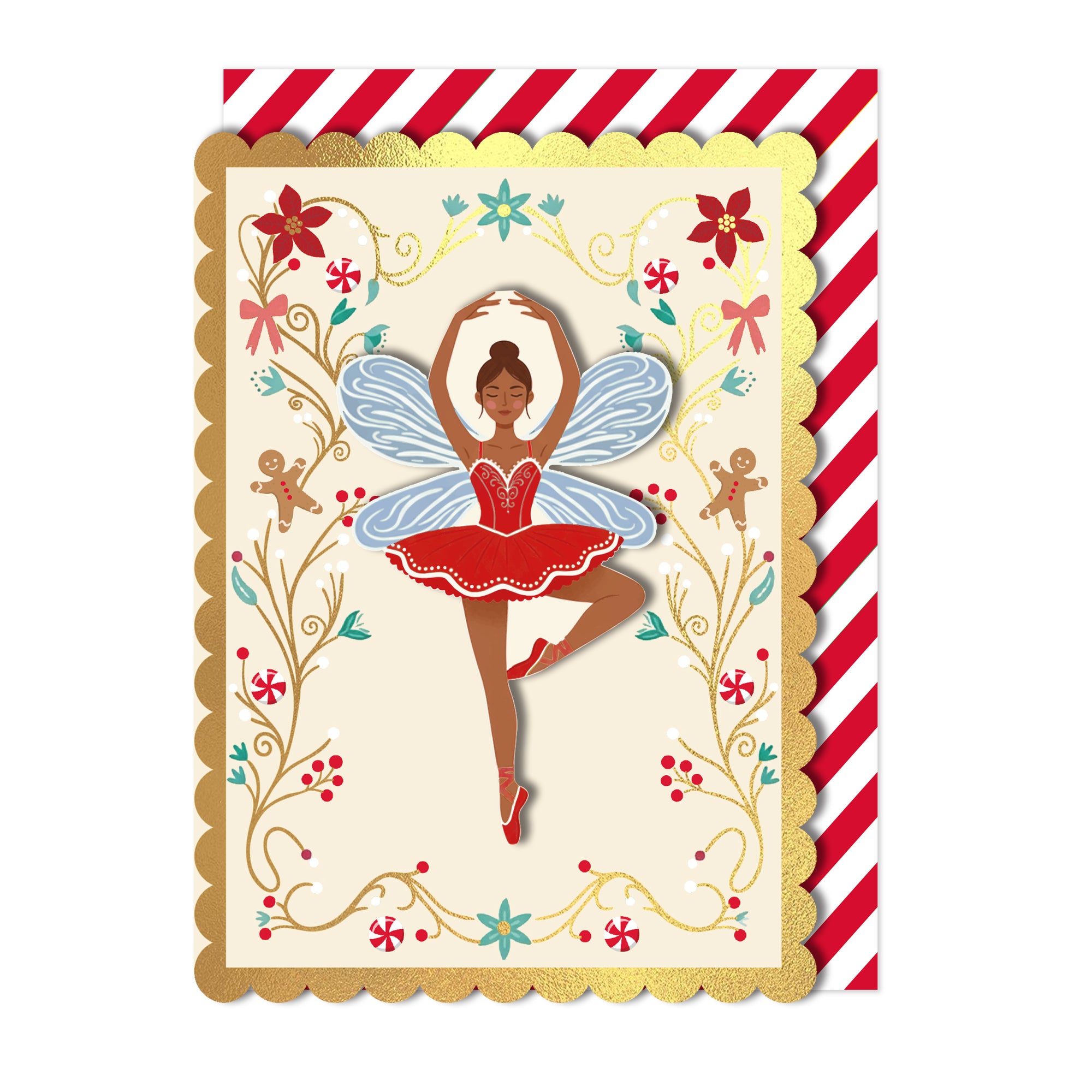 Merry Christmas Fairy, Handmade Greeting Card