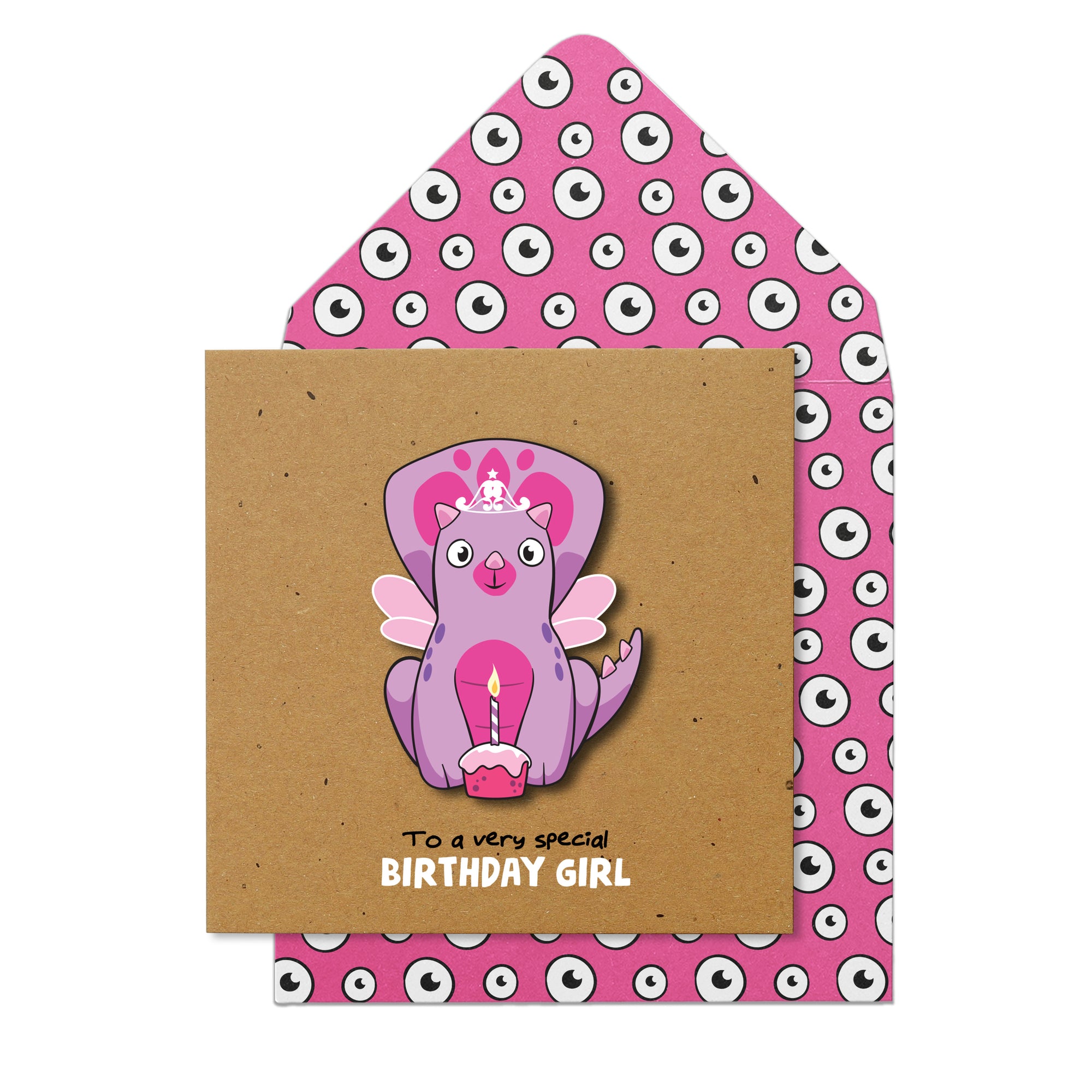 Birthday Girl Pink Dino