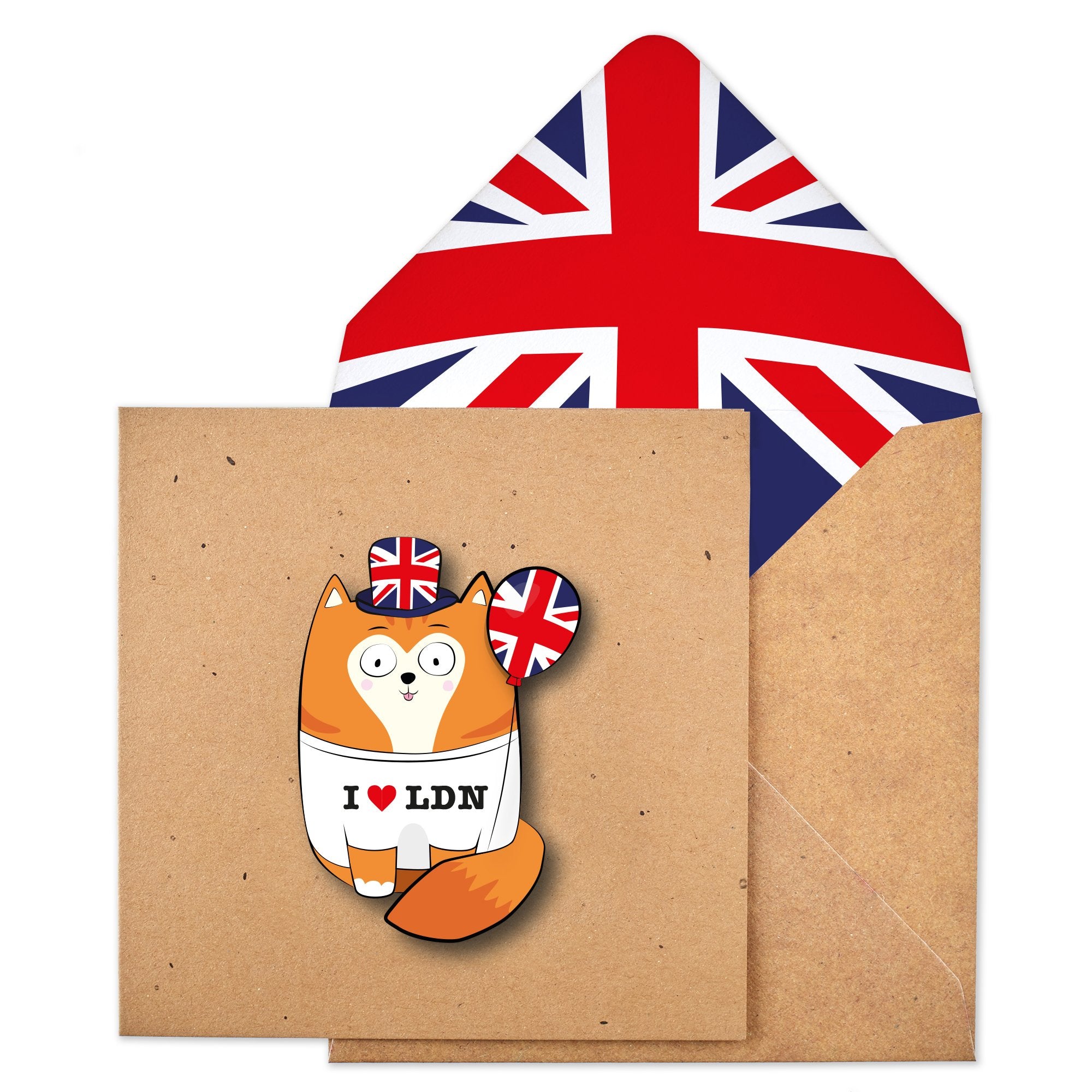 I Love London Ginger Cat