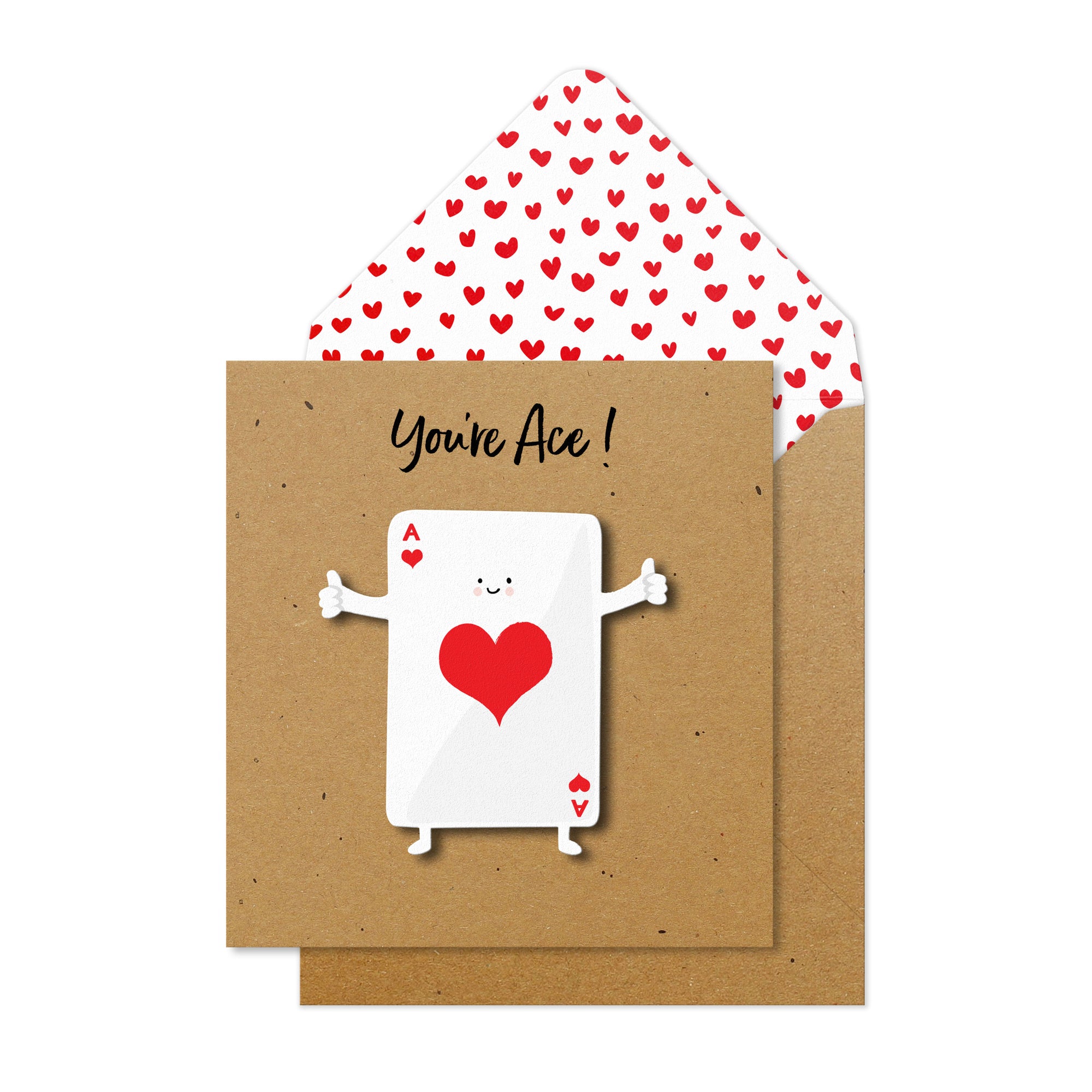 You're Ace, 3D Handmade Greeting Card